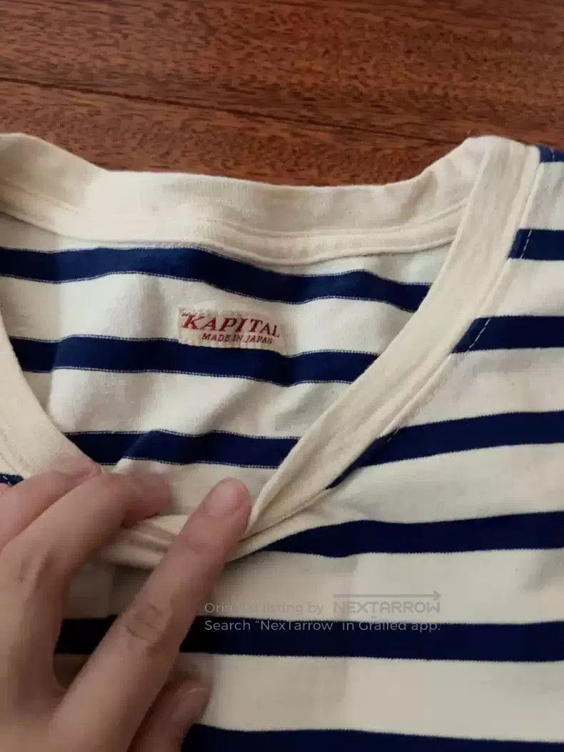 Kapital kapital blue long sleeves. Size US M / EU 48-50 / 2 - 4 Thumbnail