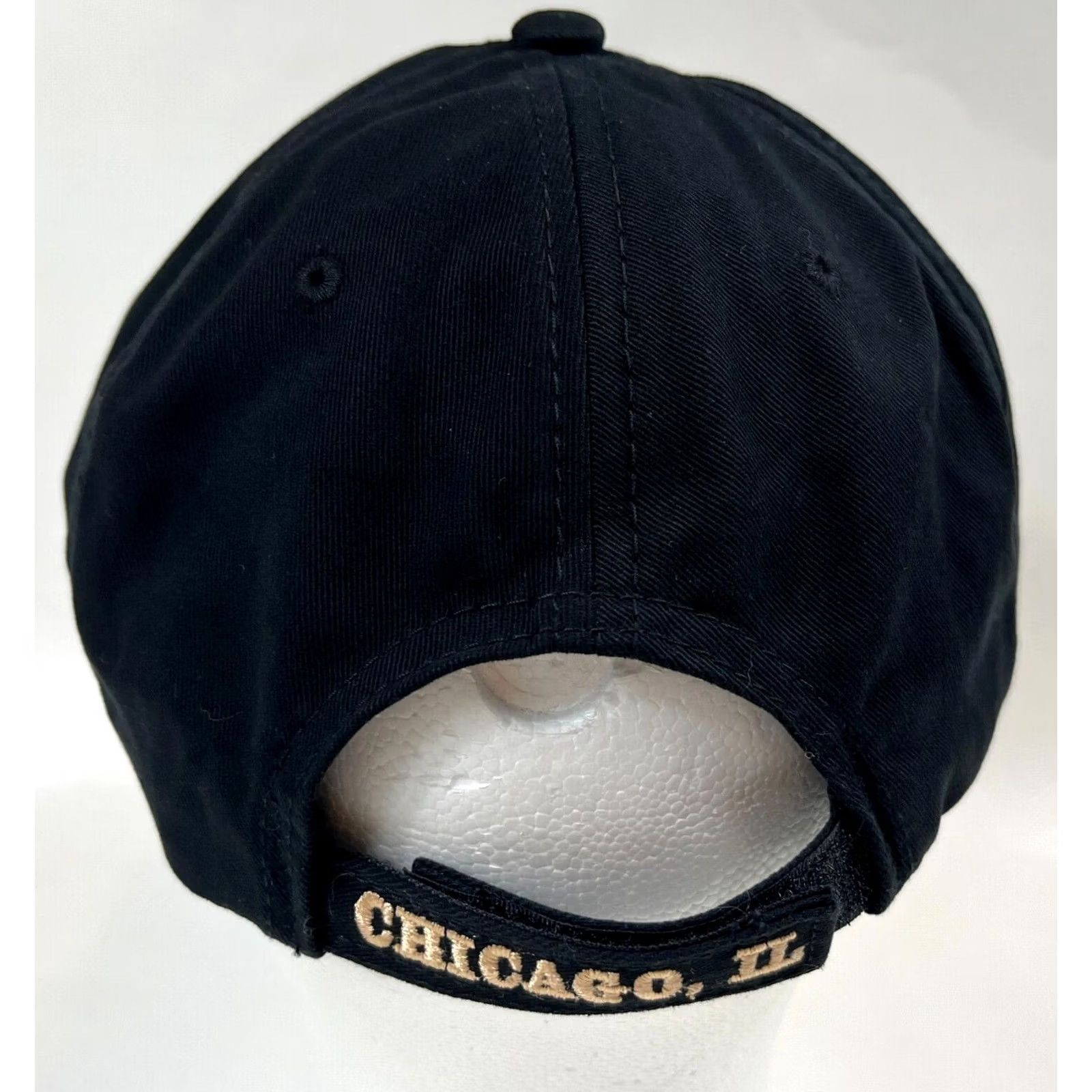 Harley Davidson Harley-Davidson Chicago Adjustable Strapback Cap Hat Embroidered Black Men One Size Cap/Hat USA Biker Motorcycle Vintage Size ONE SIZE - 6 Thumbnail