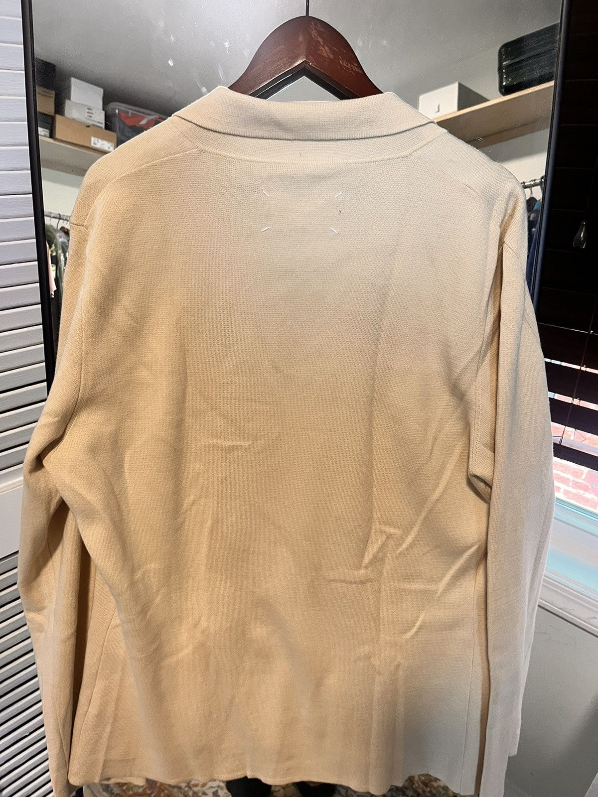 Maison Margiela Margiela Ivory Knit Blazer Large Line 14 Size US L / EU 52-54 / 3 - 7 Thumbnail