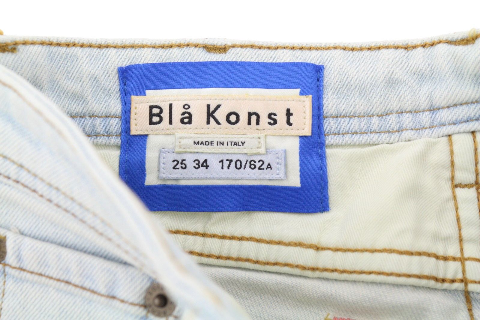 Acne Studios BLA KONST SOUTH W25/L34 Blue Slim Jeans 89062 Size 25" / US 0 / IT 36 - 7 Thumbnail