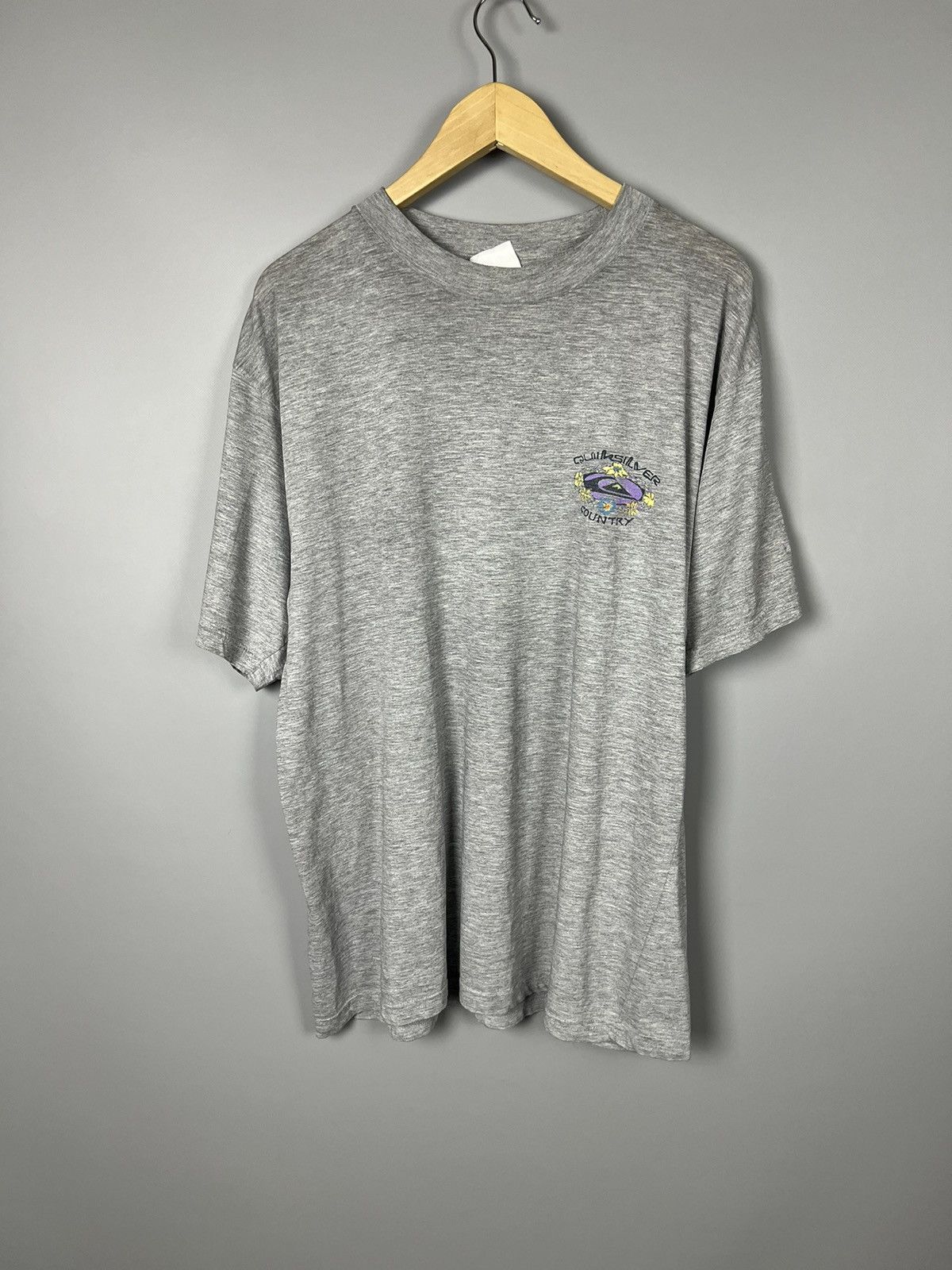Quiksilver Rare vintage Quiksilver tee big logo 90-s Size US XL / EU 56 / 4 - 4 Thumbnail