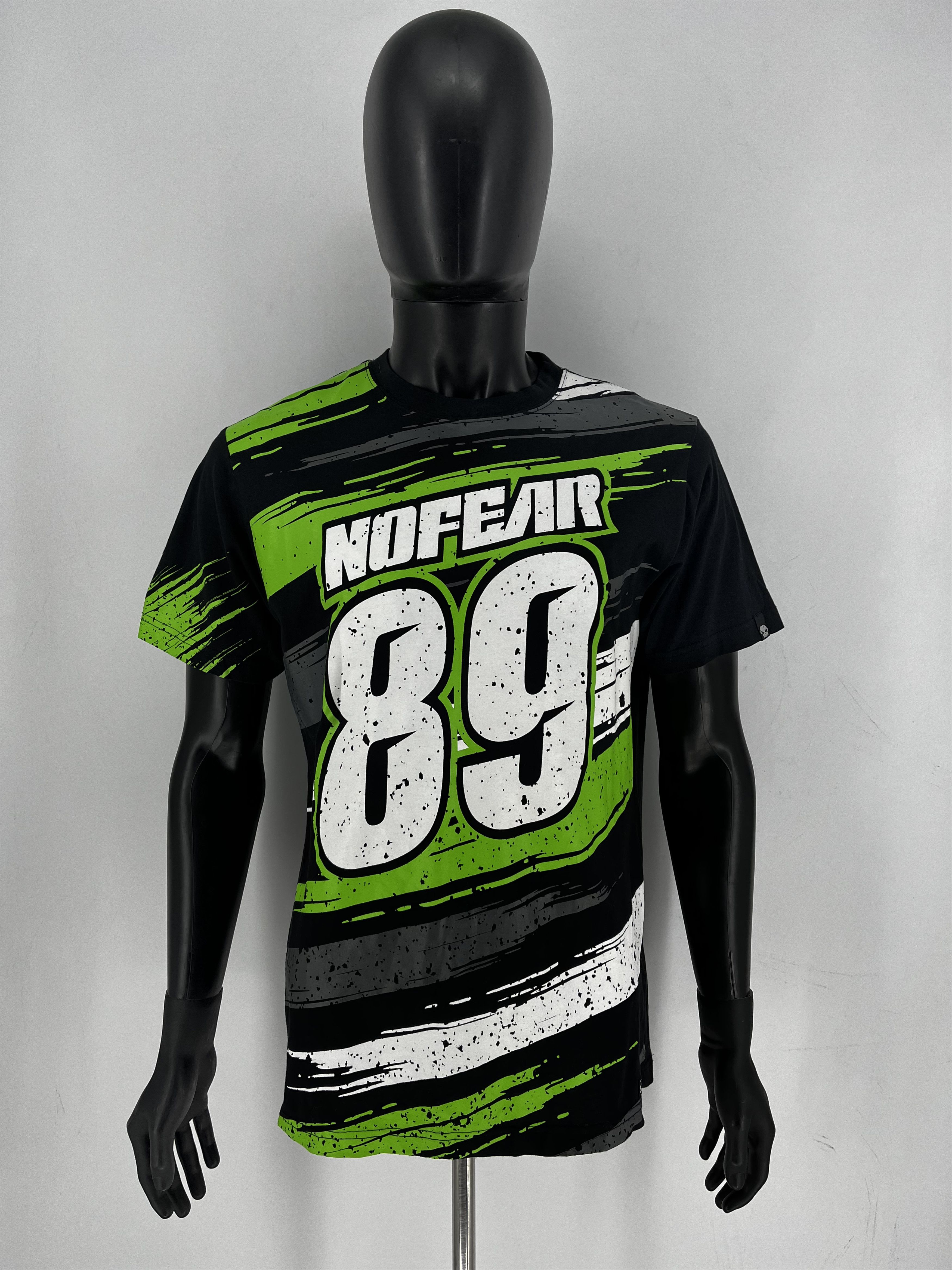 No Fear Y2k Vintage No Fear Overprint Fox Racing Monster Energy Tee Size US M / EU 48-50 / 2 - 2 Thumbnail