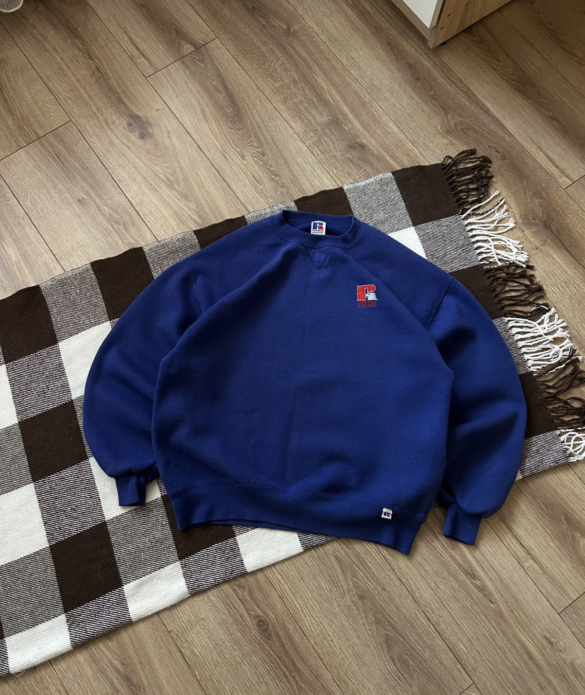 Russell Athletic × Vintage Vintage Russel Athletic made in Usa sweatshirt mens rare Size US L / EU 52-54 / 3 - 1 Thumbnail