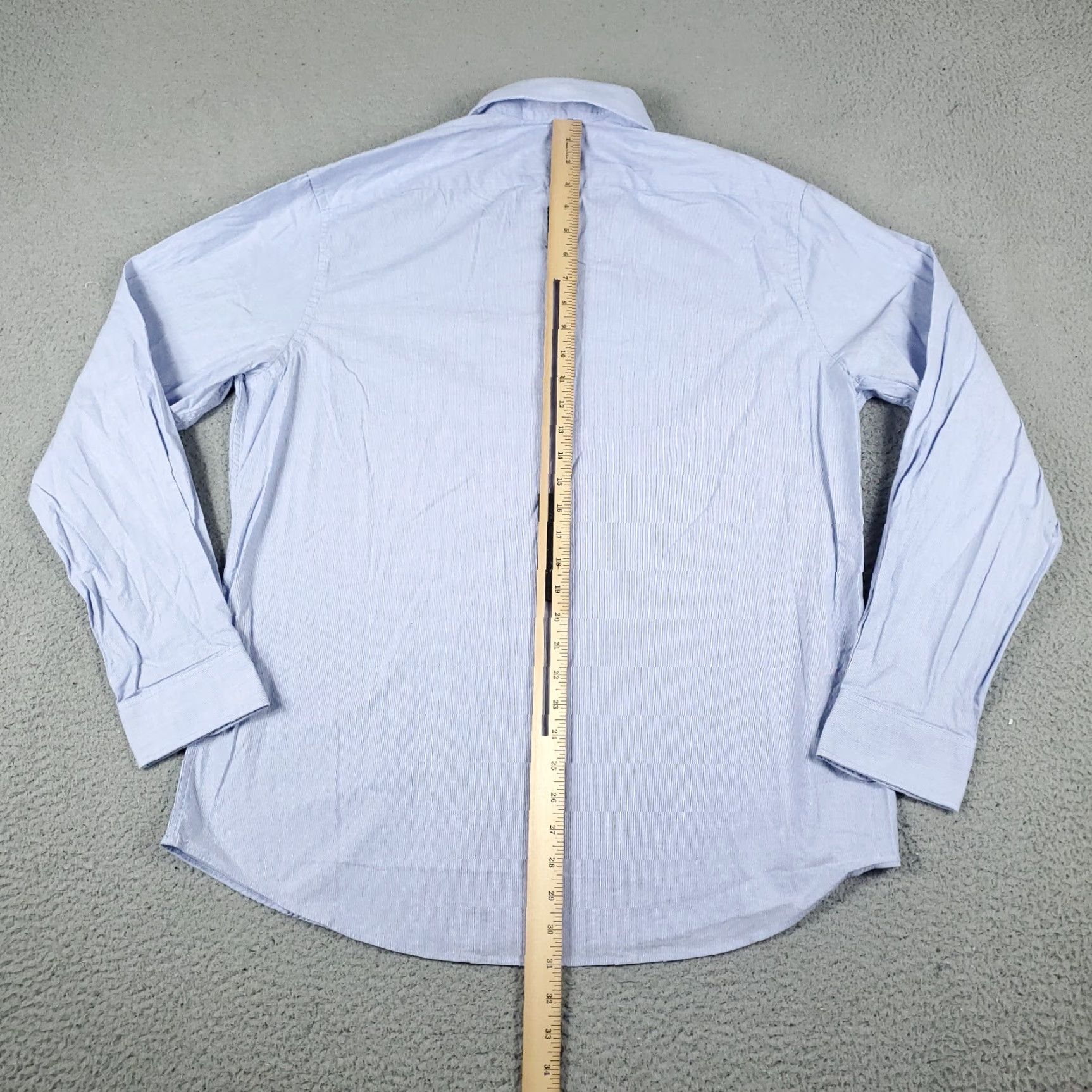 Tommy Hilfiger Tommy Hilfiger Shirt Mens XL Blue Button-Up Long Sleeve Cotton Collared Logo Pockets Regular Fit Size US XL / EU 56 / 4 - 6 Thumbnail