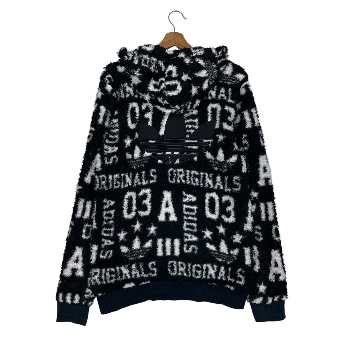 Adidas Adidas Fullprint Fleece Zipper Hoodie Size US M / EU 48-50 / 2 - 7 Thumbnail