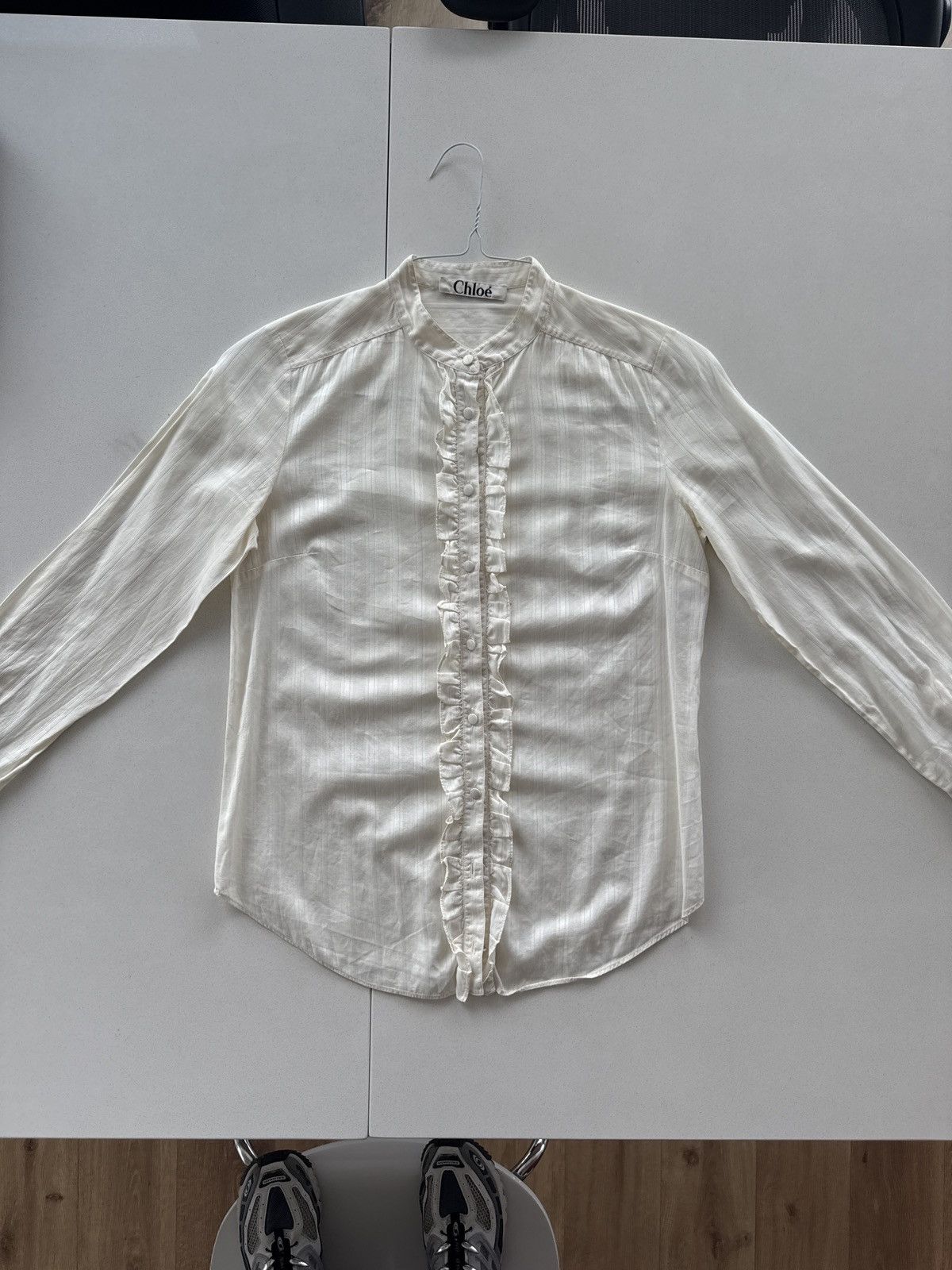 Chloe Vintage Chloe Blouse c.1975-1985 Size XS / US 0-2 / IT 36-38 - 1 Thumbnail