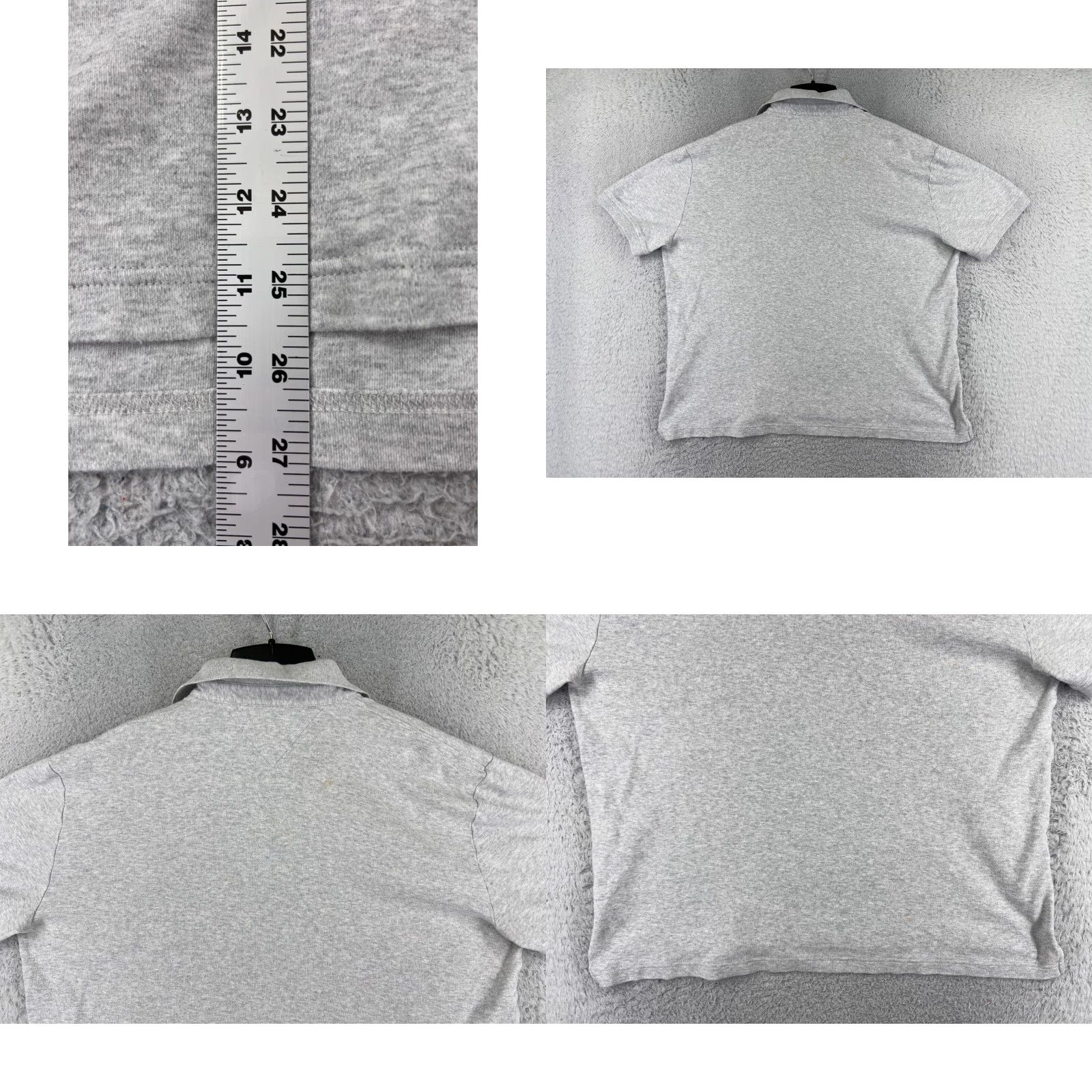 Tommy Hilfiger VINTAGE Tommy Hilfiger Polo Shirt Men’s XL Gray 100% Cotton Short Sleeve Button Kollar Collared Knit Jersey Logo Embroidered Brand: Tommy Hilfiger Size US XL / EU 56 / 4 - 9 Thumbnail