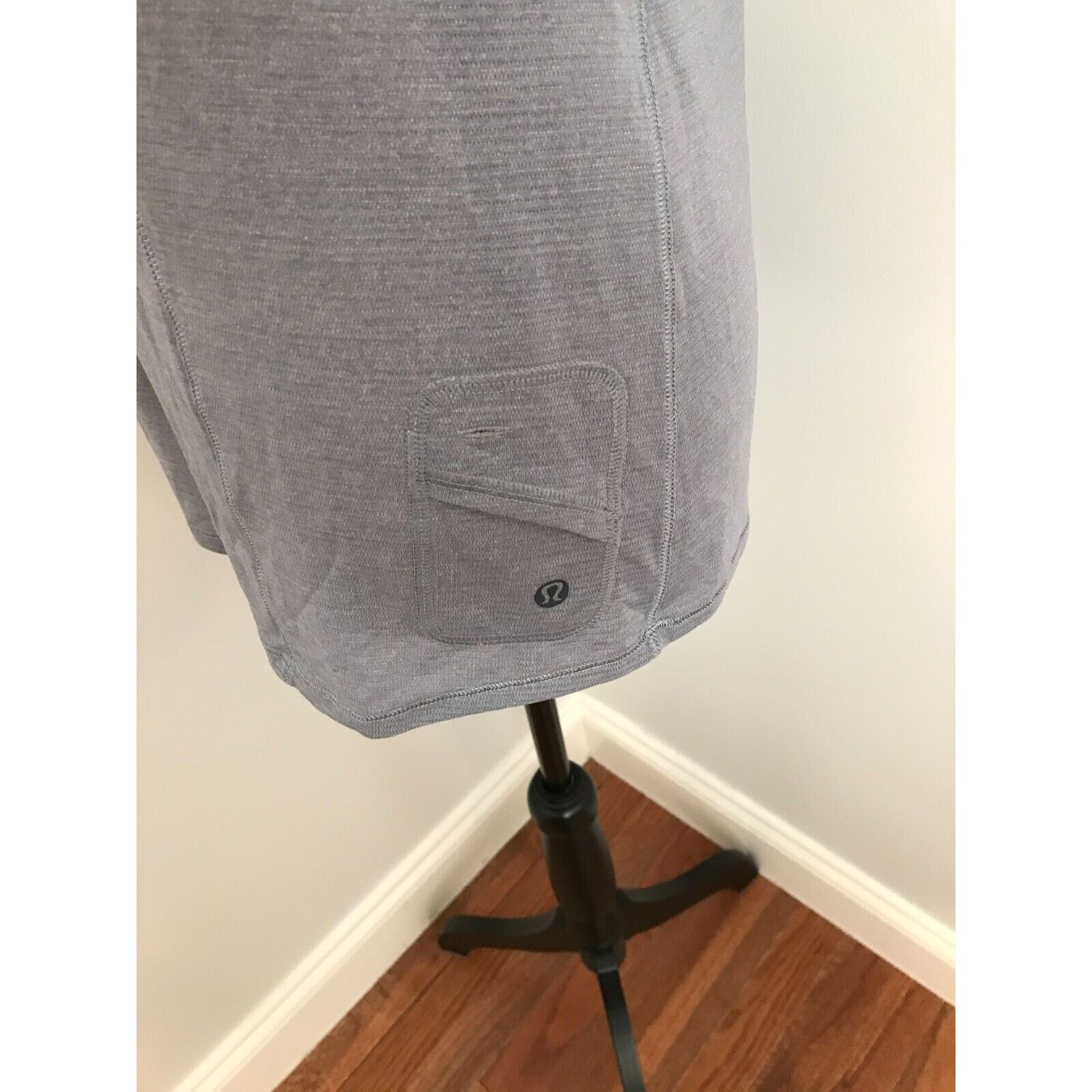 Lululemon Lululemon Run: Wild S/S Tech Heathered Fossil Reflective Size M / US 6-8 / IT 42-44 - 3 Thumbnail