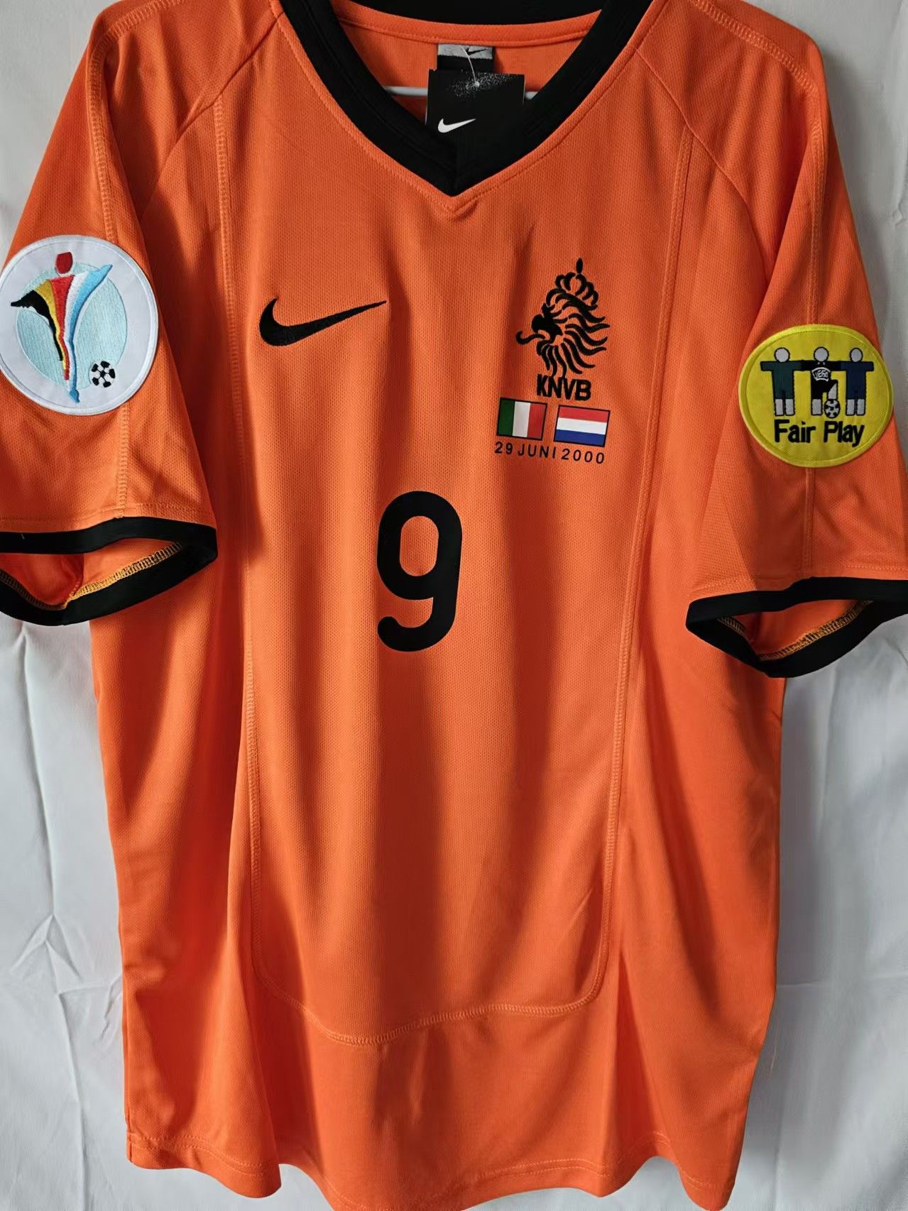 Other 2000 Netherlands #9 Patrick Kluivert Jersey Size US XXL / EU 58 / 5 - 2 Thumbnail