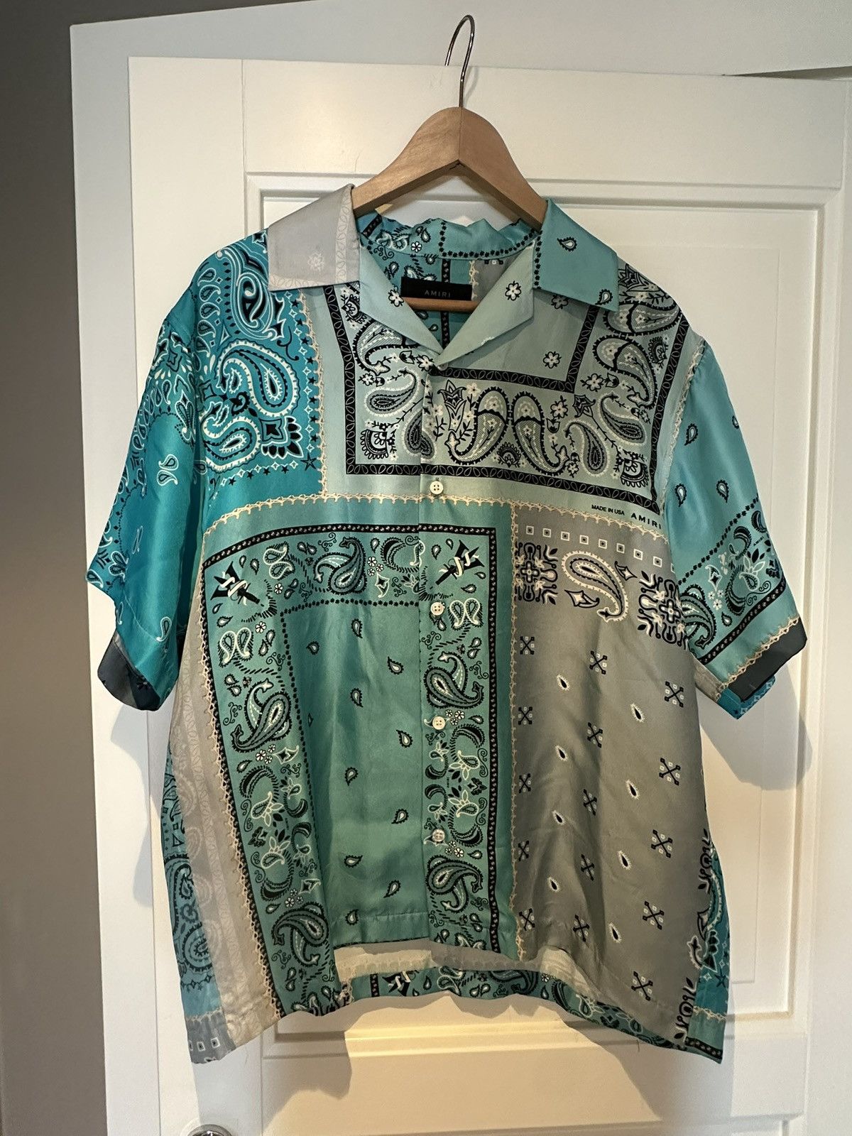 Amiri Bandana silk shirt Size US L / EU 52-54 / 3 - 9 Thumbnail