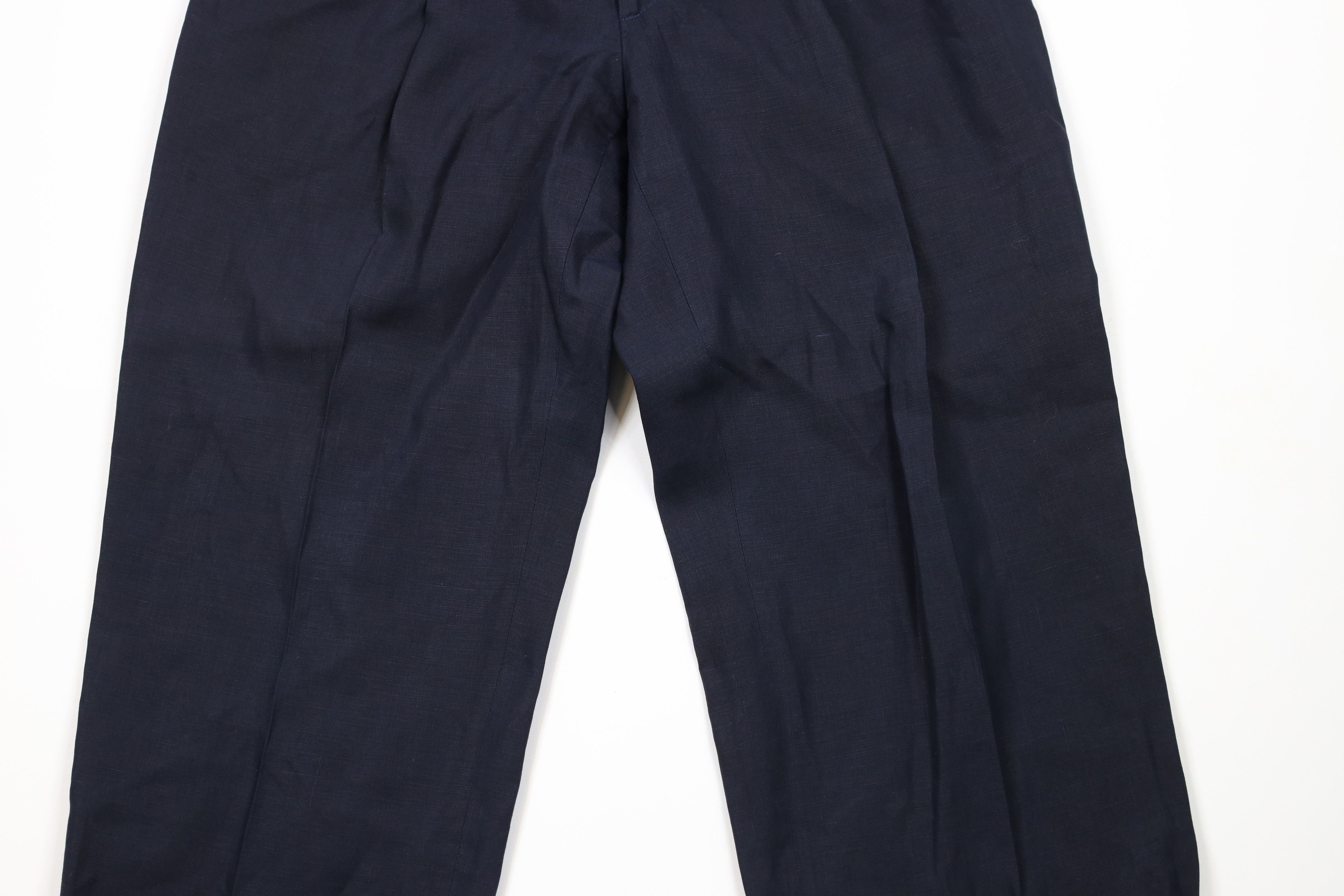 Brooks Brothers × Vintage Vintage 90s Brooks Brothers Cuffed Wide Leg Chino Pants Size US 32 / EU 48 - 3 Thumbnail