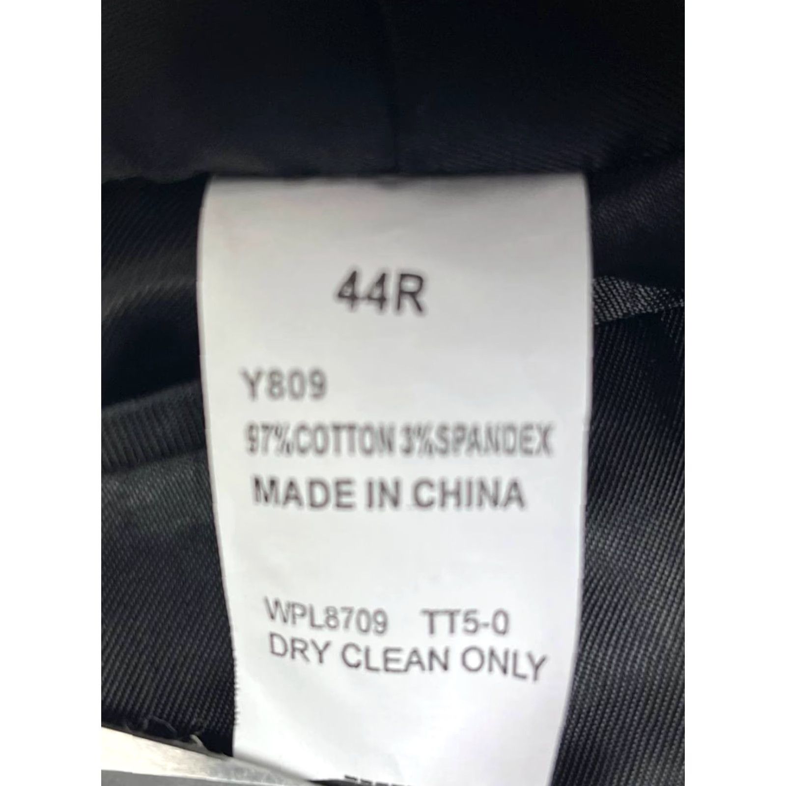 Talbots Talbots Men Velvet Sport Coat Blazer 44R Black Sports Coat 2 Piece Regular Cotton Velvet Chest 44 Mens Size 44R - 7 Thumbnail