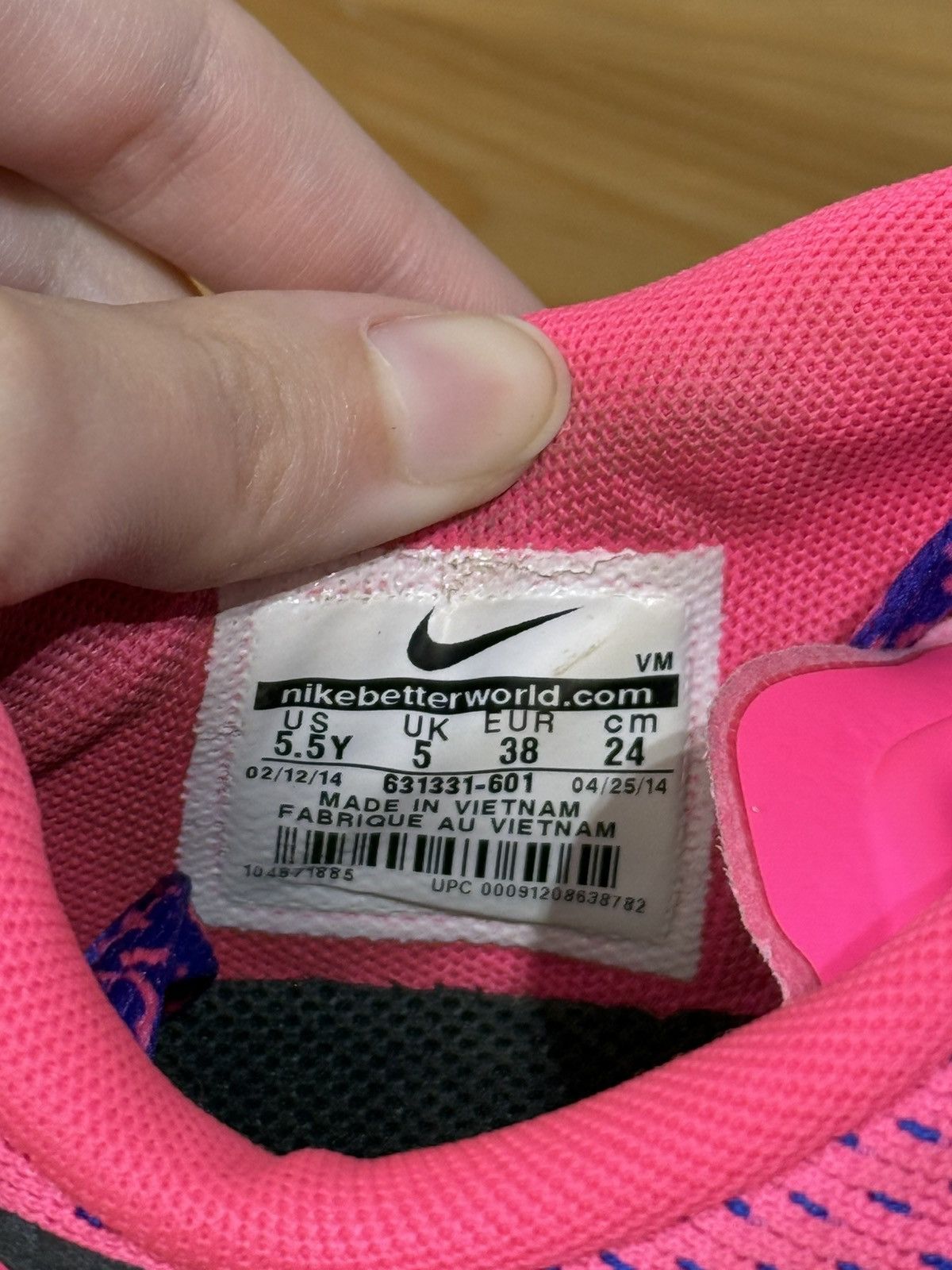 Nike Nike Air Max 2014 Hyper Pink Hyper Cobalt Size US 7.5 / IT 37.5 - 7 Thumbnail