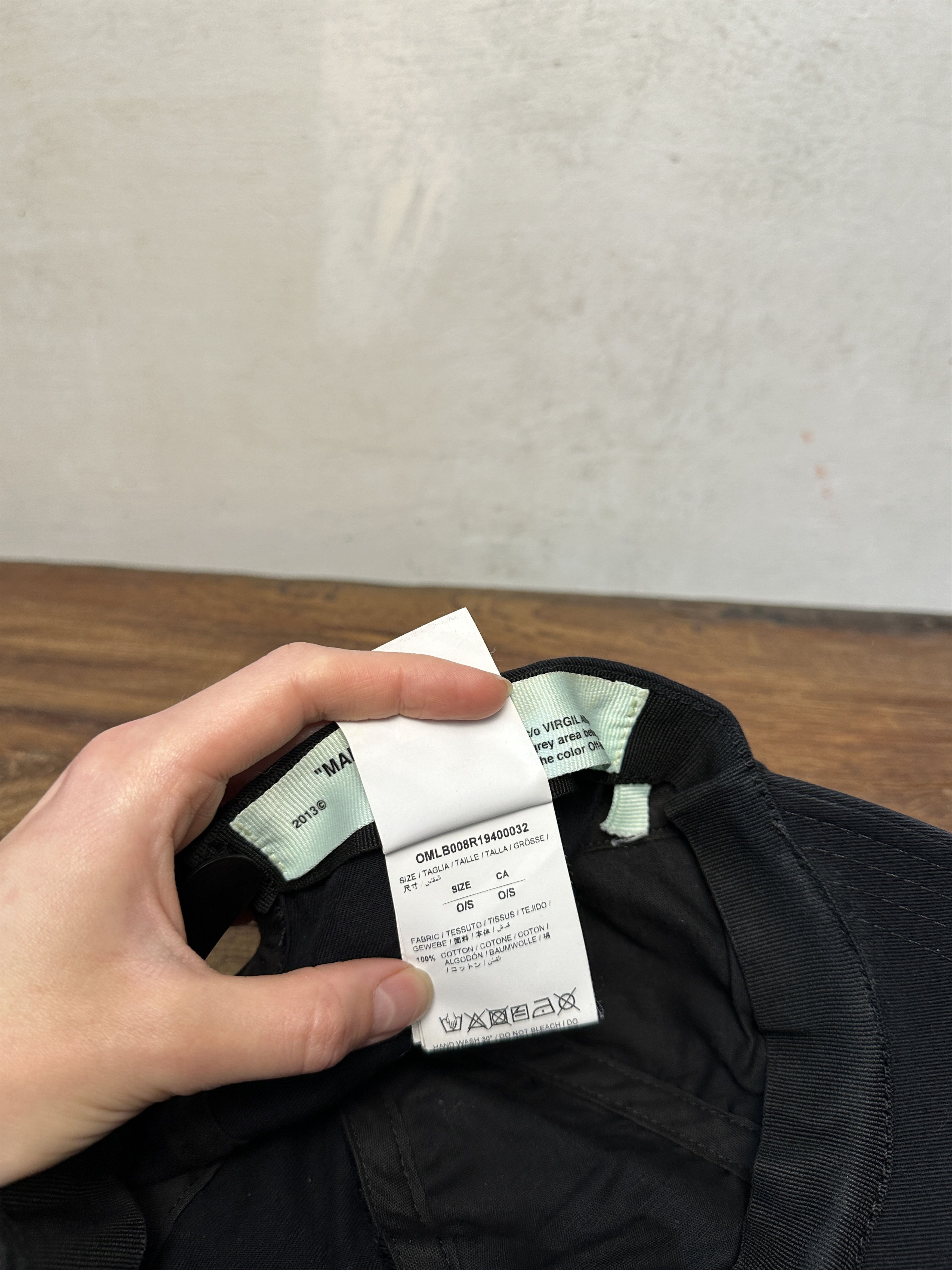 Off-White Off White Striped Diagonal Cap Size ONE SIZE - 9 Thumbnail