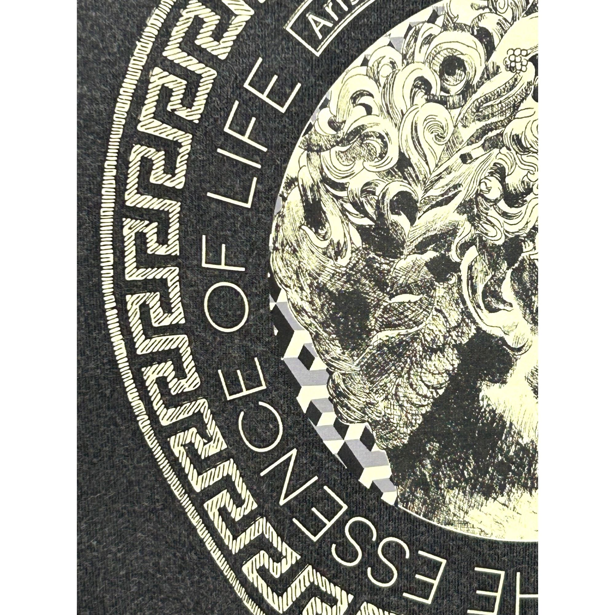 Other Zoe Mens Graphic T-Shirt Black XL Aristotle Greece Energy Mi Size US XL / EU 56 / 4 - 8 Thumbnail