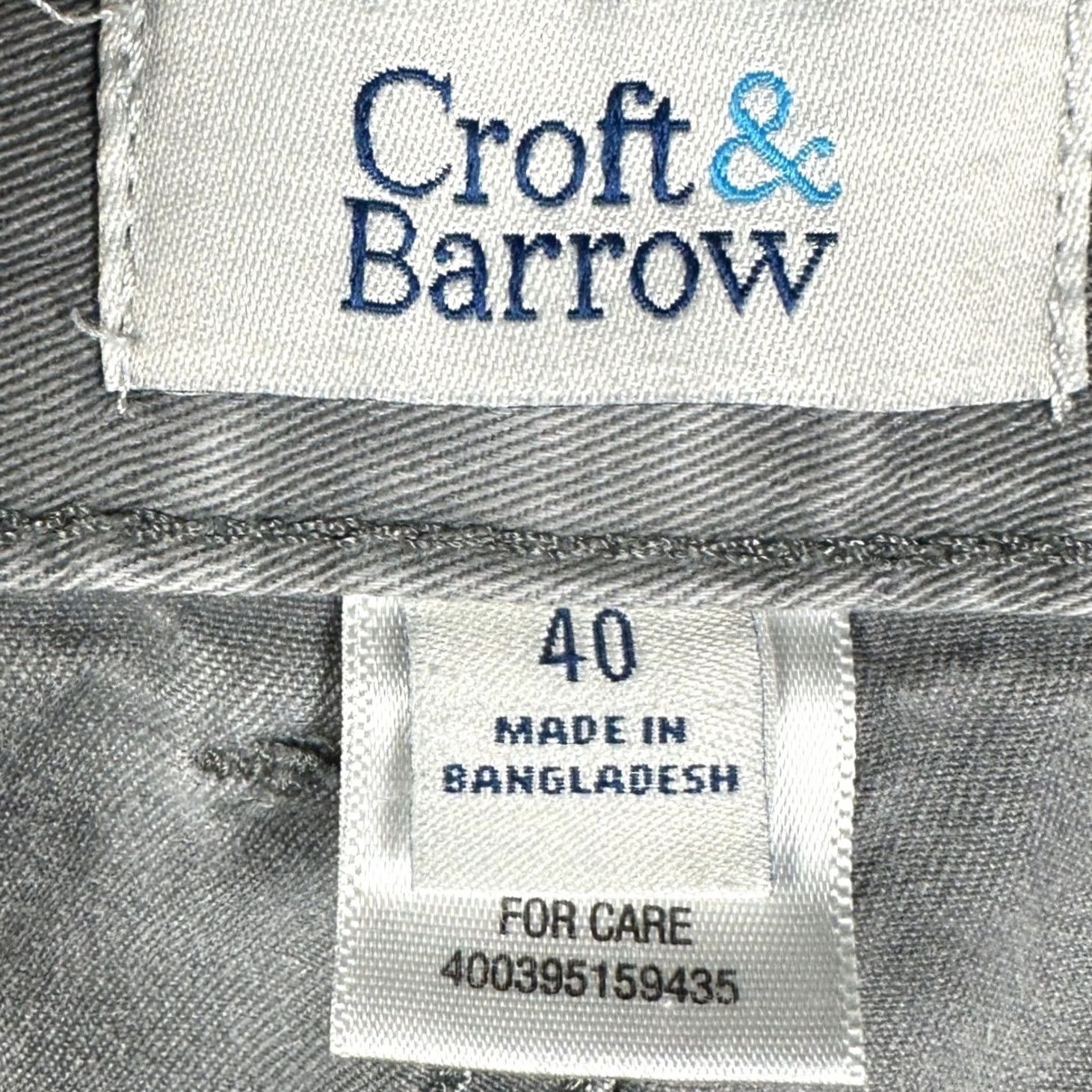 Croft & Barrow Croft & Barrow Cargo Shorts Mens 40 Grey Cement Cargo Pocket Elastic Waist Button Zip Regular Workwear Outdoor 7 in Inseam Cotton Twill EUC Size US 40 / EU 56 - 3 Thumbnail