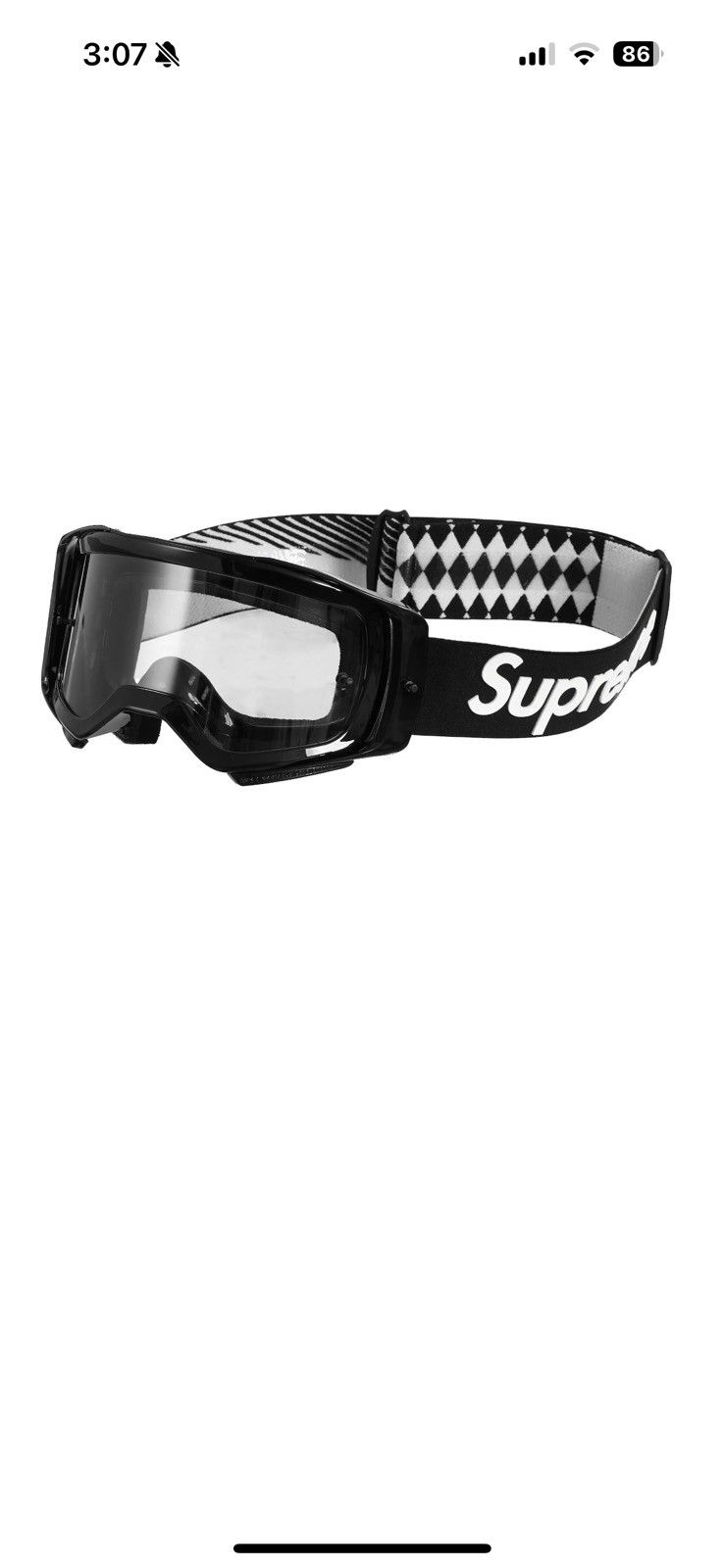 Supreme Fox Racing つまん Goggles Black 新品 Supreme Fox Racing つまん Goggles Black 新品