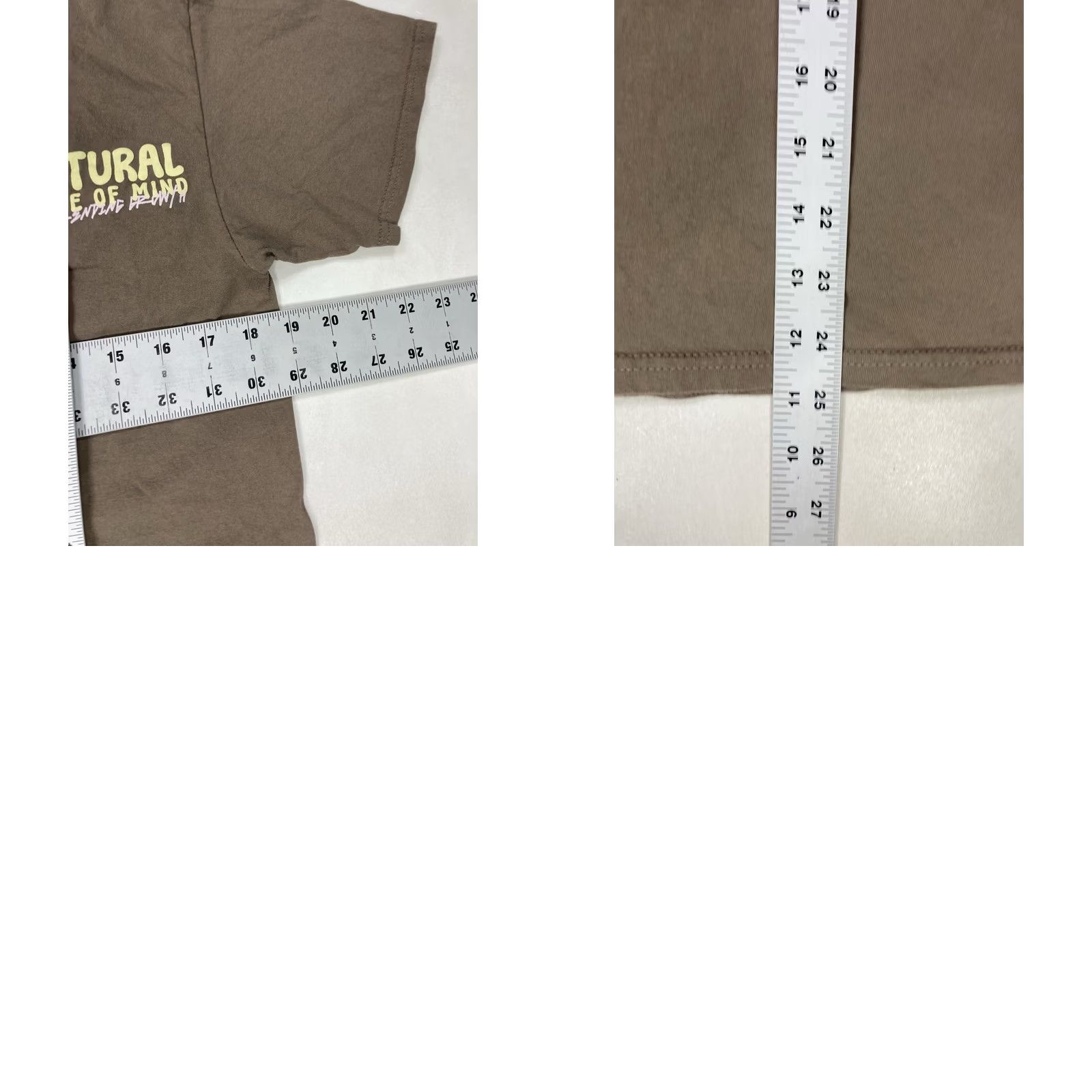 Pacsun Pacsun T-Shirt Women Medium Brown Floral Butterfly Colorful Crew Neck Short Sleeve Size M / US 6-8 / IT 42-44 - 8 Thumbnail