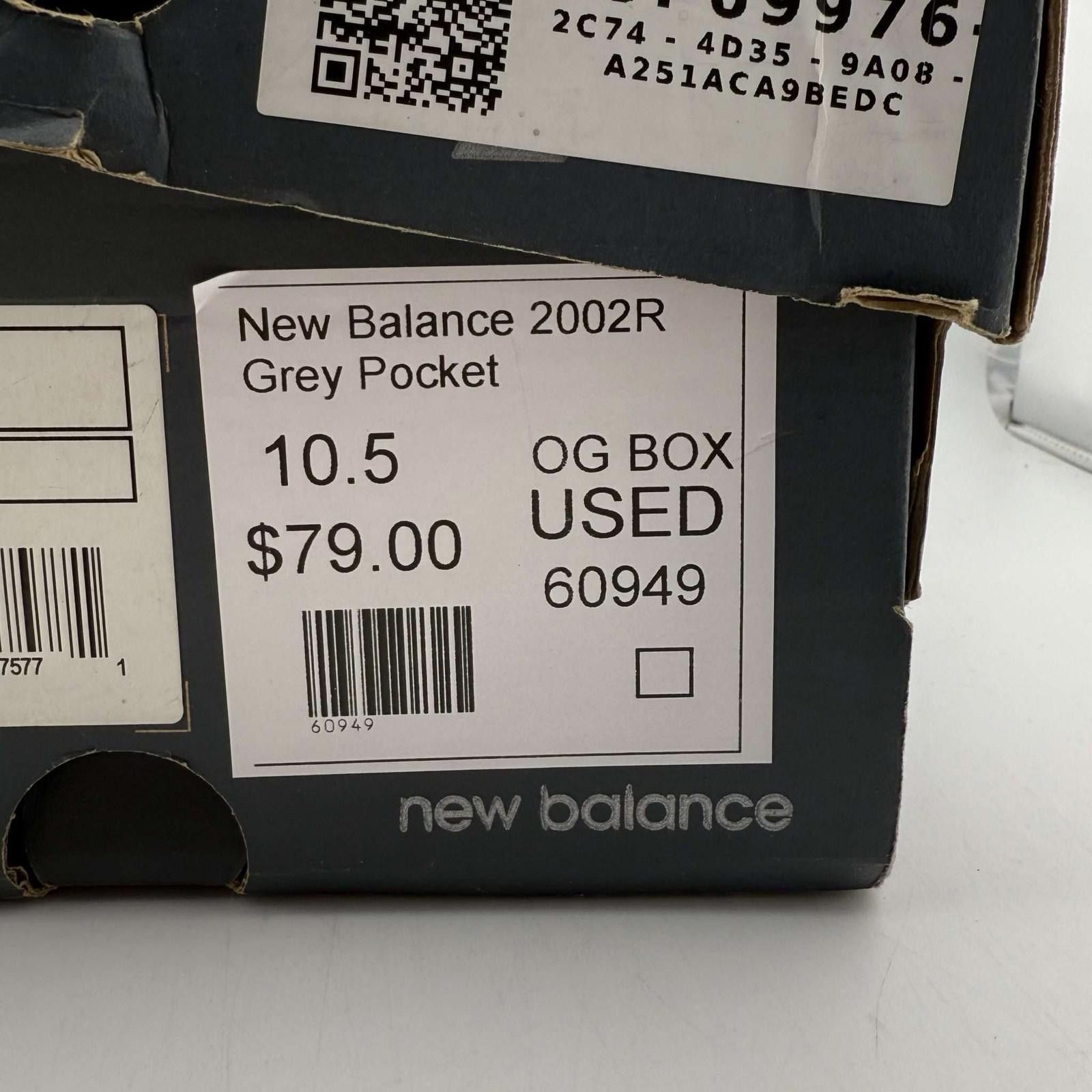 New Balance New Balance 2002R Grey Pocket 10.5 Used OG Box Size US 10.5 / EU 43-44 - 9 Thumbnail