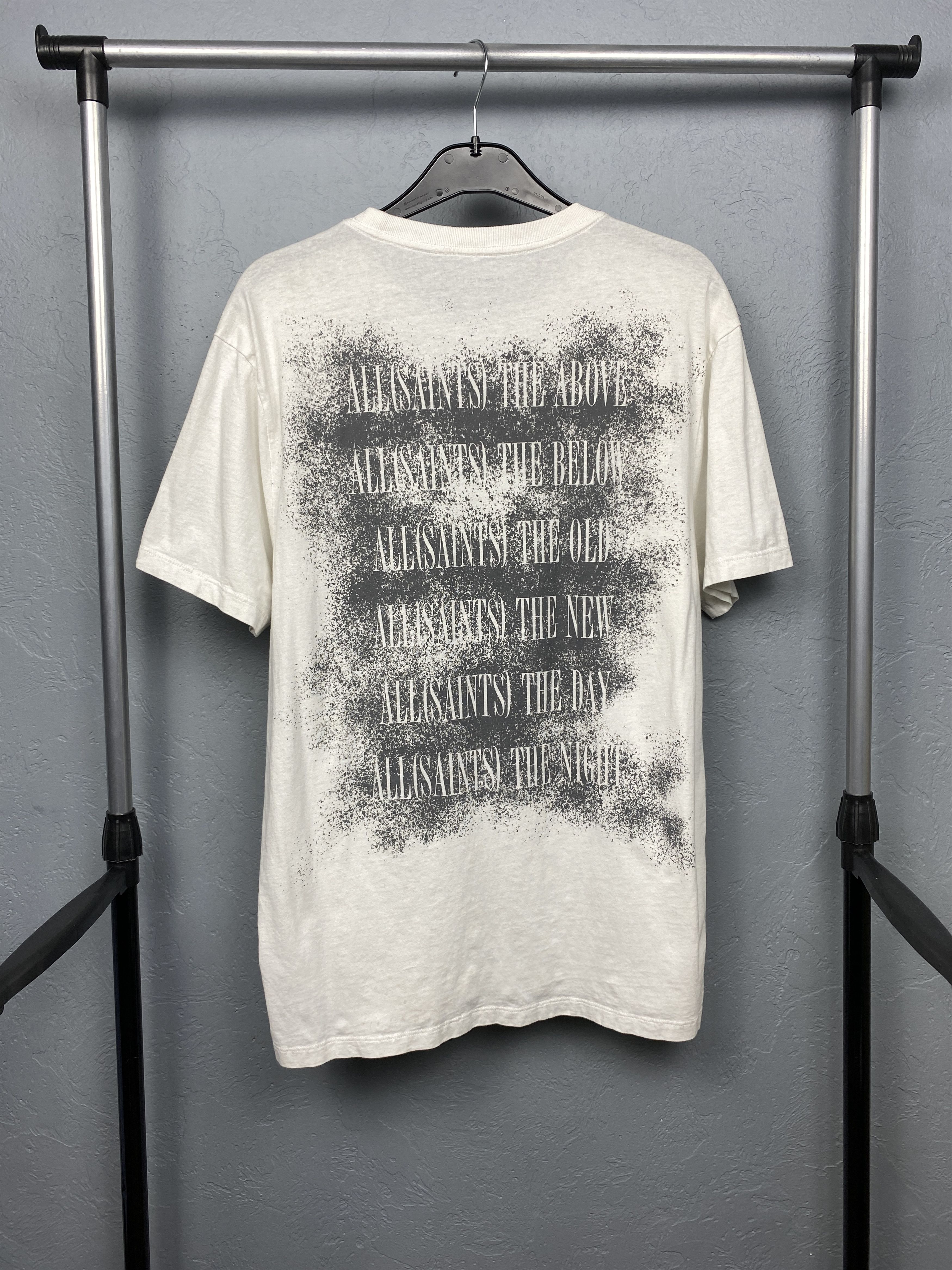 Allsaints Allsaints Shadow Stamp Mens Crew Neck T-Shirt Size US M / EU 48-50 / 2 - 1 Thumbnail