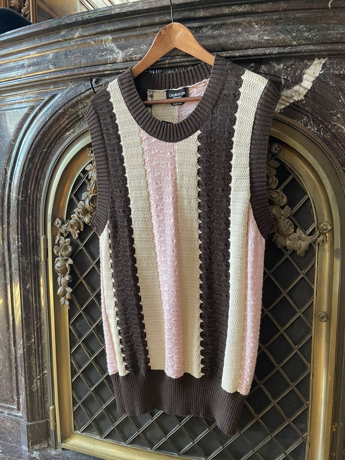 Calvin Klein 205W39NYC × Raf Simons Runway Knit Vest Size US L / EU 52-54 / 3 - 3 Thumbnail