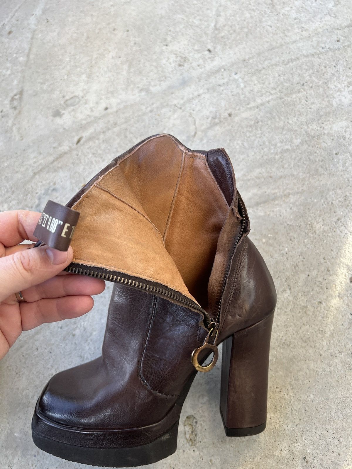 A.S.98 A.S.98 Leather Boots Size US 7 / IT 37 - 10 Thumbnail