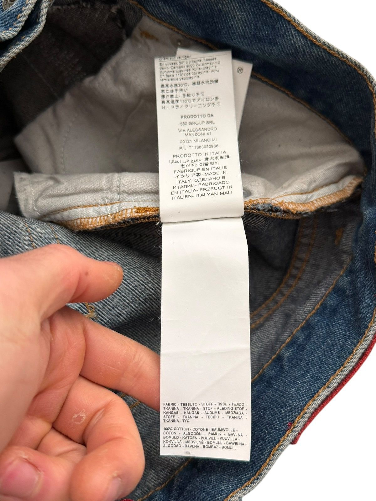 424 2024 Destroyed Distressed Patch Denim Size US 30 / EU 46 - 11 Thumbnail
