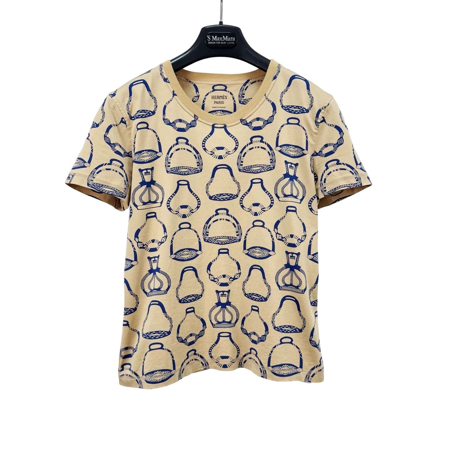 Hermes Hermes Equestrian Stirrup Print T-Shirt Size 38 Size S / US 4 / IT 40 - 1 Thumbnail