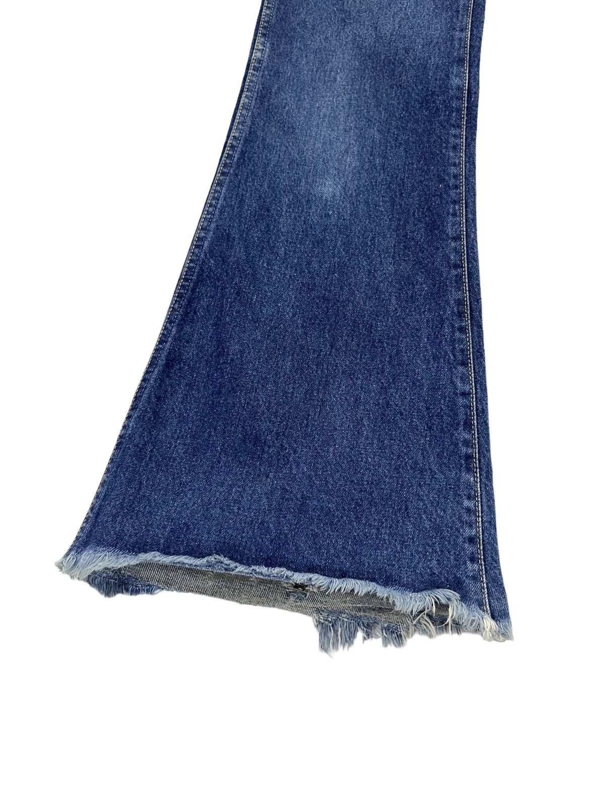 Big John × Le Grande Bleu (L.G.B.) × Vintage ULTRAFLARE🔥BIG JOHN BIG WASHING Bush Pants Distressed Jeans Size US 29 - 10 Thumbnail