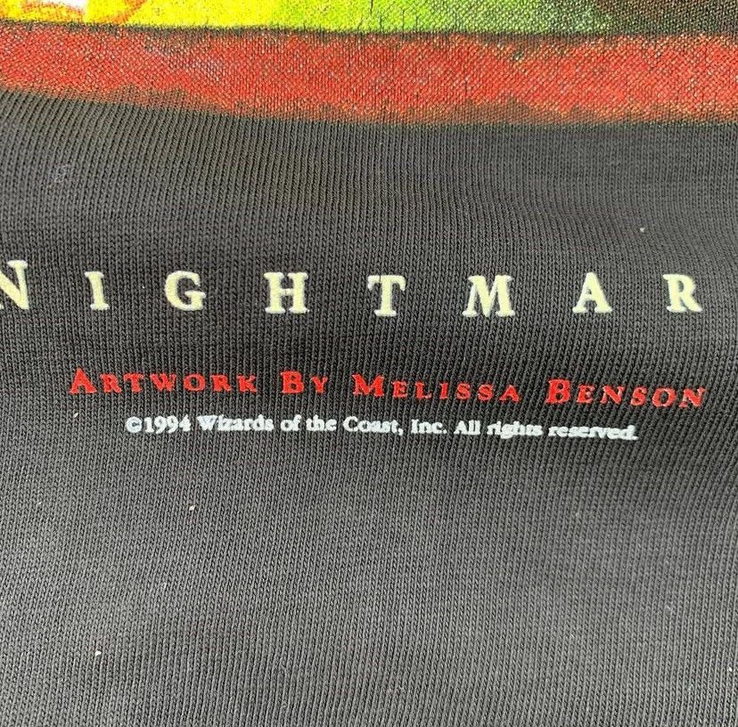 Vintage Vintage Magic Gethering - Nightmare by Melissa Benson Tee Size US XL / EU 56 / 4 - 7 Thumbnail
