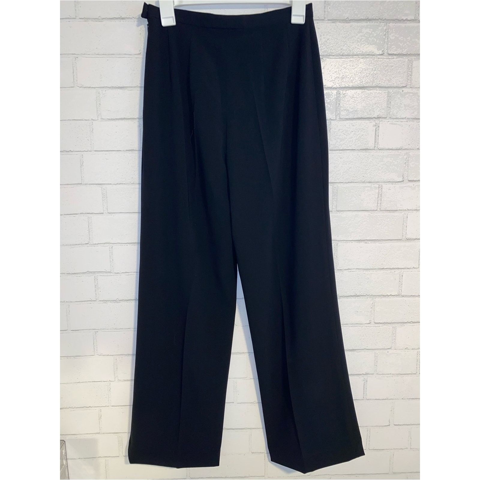 Max Mara MaxMara $650 Navy Blue Wool Blend Side Zip Pant Trouser 8 Size 30" / US 8 / IT 44 - 7 Thumbnail