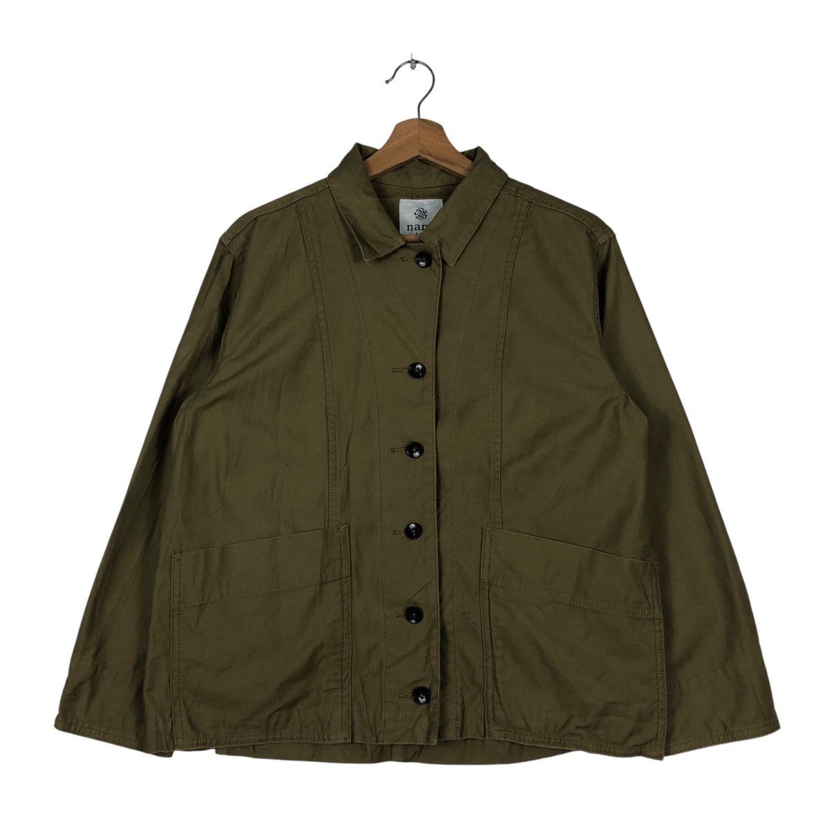 Japanese Brand 📌Vintage Chore Jacket Work Button Nano & Co Issey Miyake Size US M / EU 48-50 / 2 - 2 Thumbnail