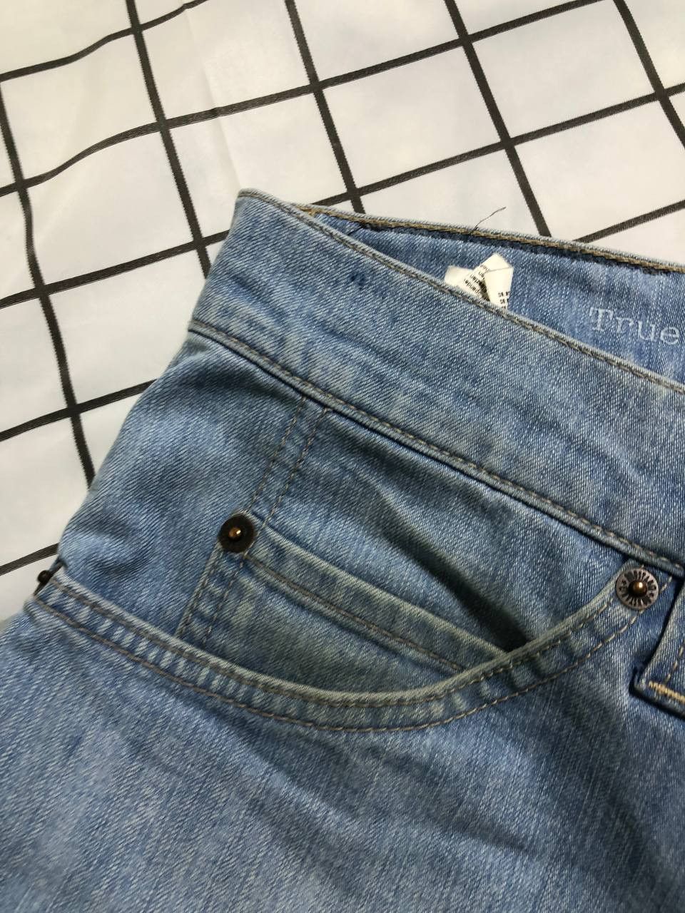 Mustang Mustang Denim Jeans: High Waisted Distressed Blue Size US 34 / EU 50 - 15 Thumbnail