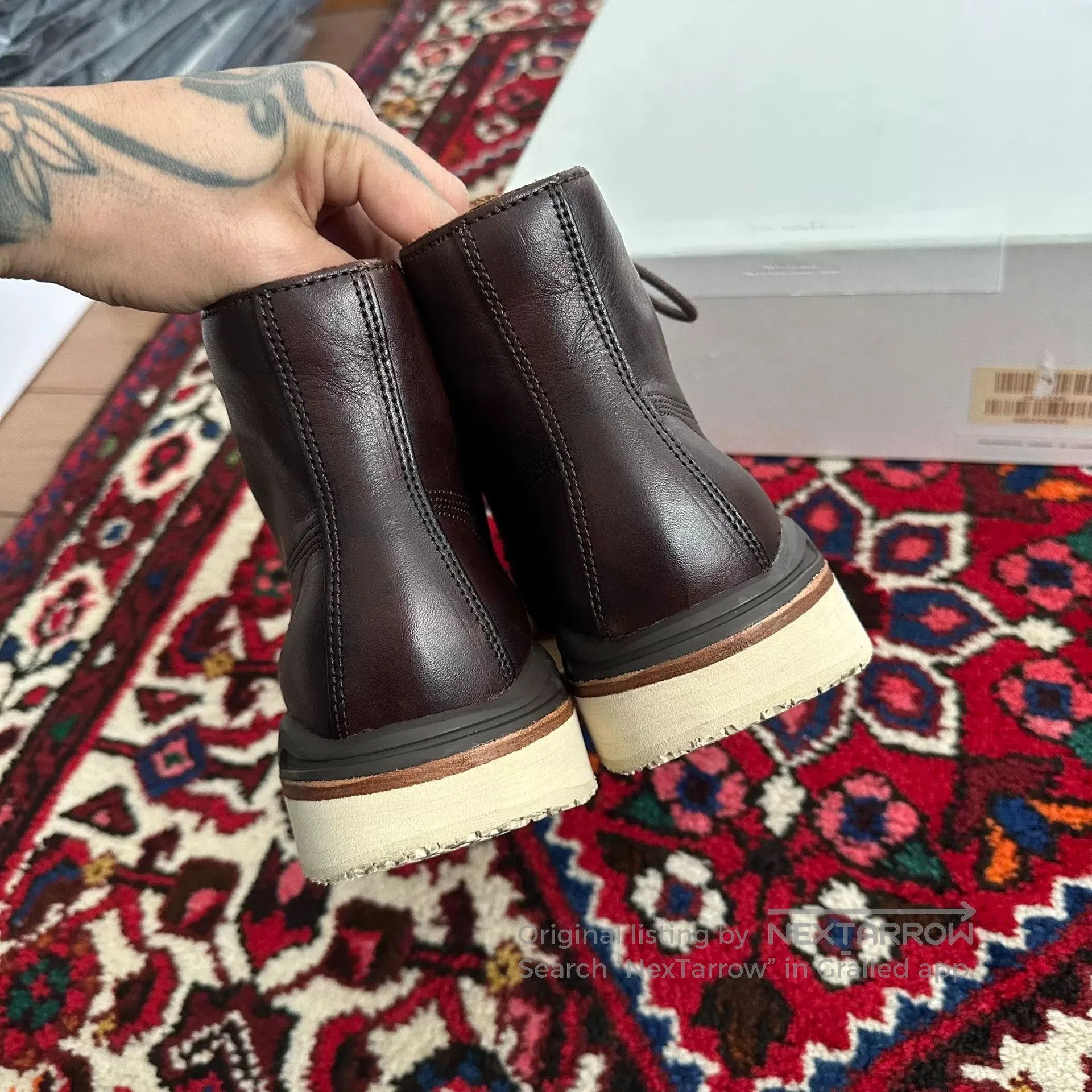 Visvim visvim virgil boots in dark brown. Size US 9 / EU 42 - 7 Thumbnail