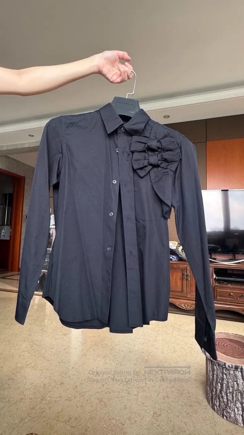Comme Des Garcons Bow Shirt