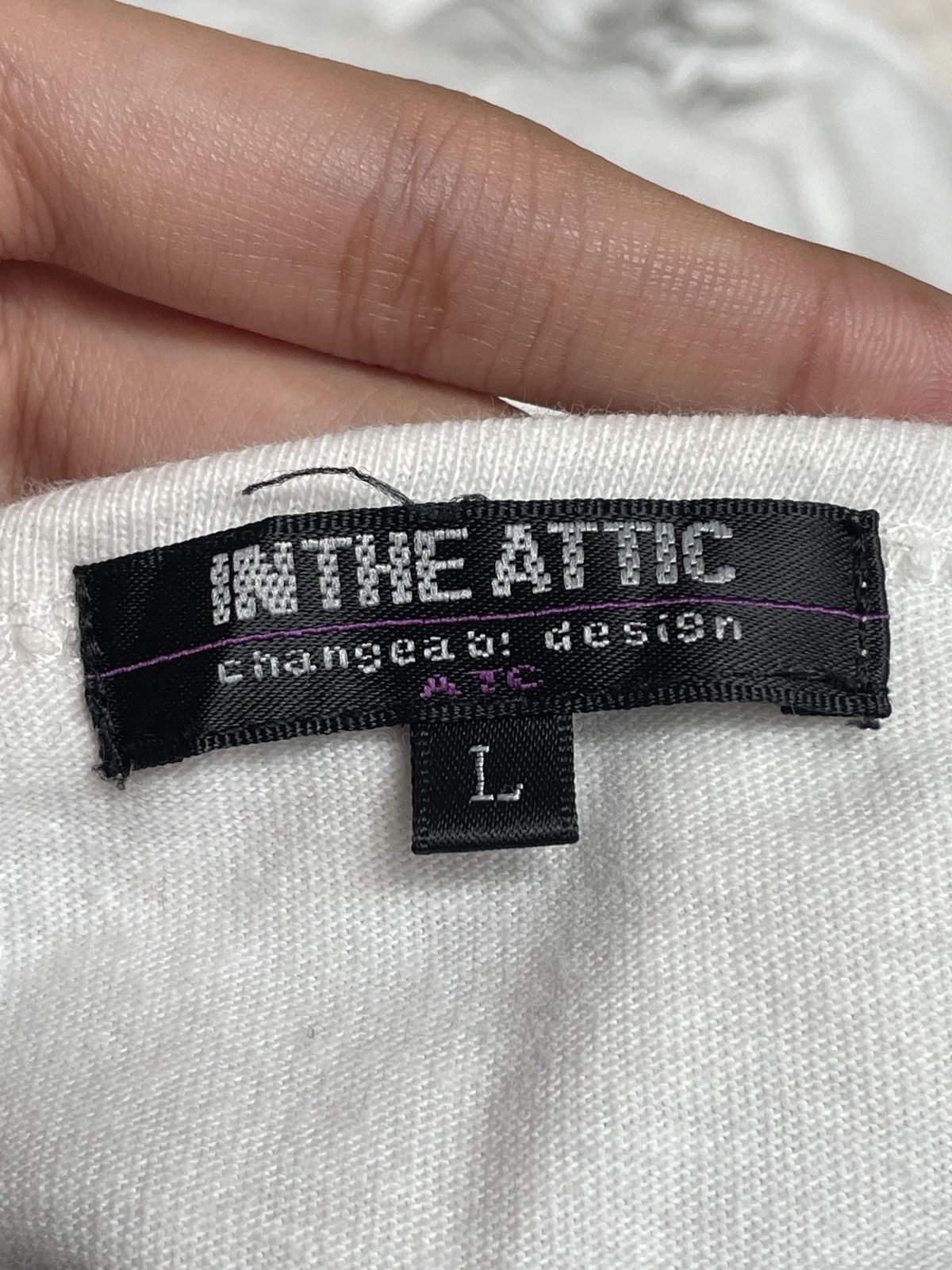 If Six Was Nine × In The Attic Rare Design Vintage Brand In The Attic Skull T-shirt 2000s Size US L / EU 52-54 / 3 - 9 Thumbnail
