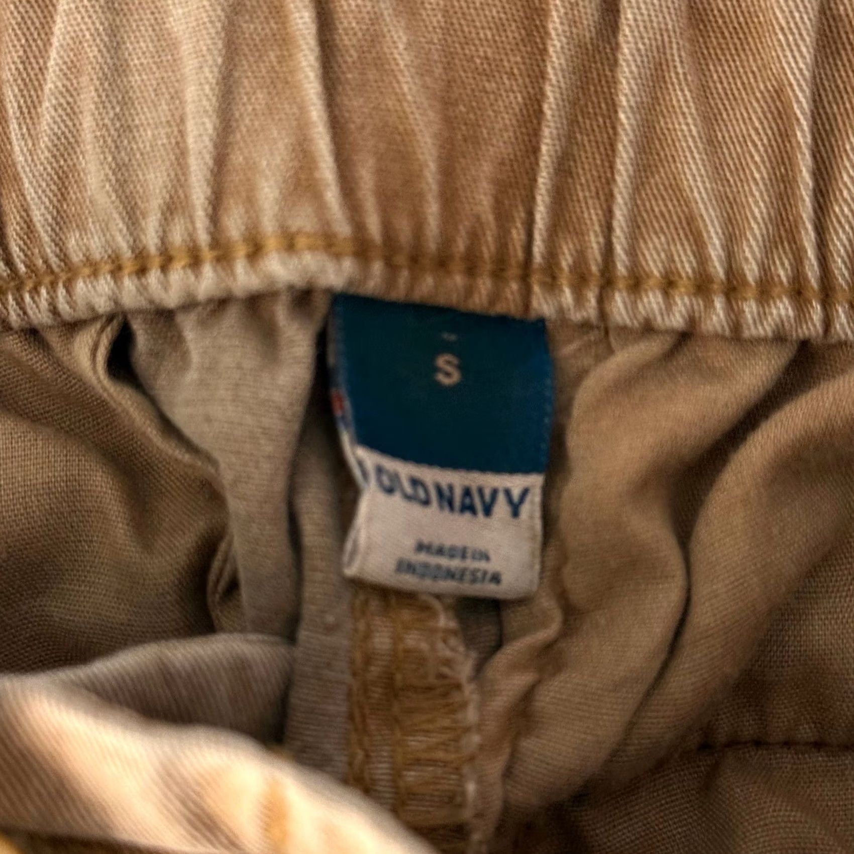 Old Navy VINTAGE? Old Navy Easy Chino Pants Brown Elastic Straight Women S Regular Fall Size 28" / US 6 / IT 42 - 5 Thumbnail