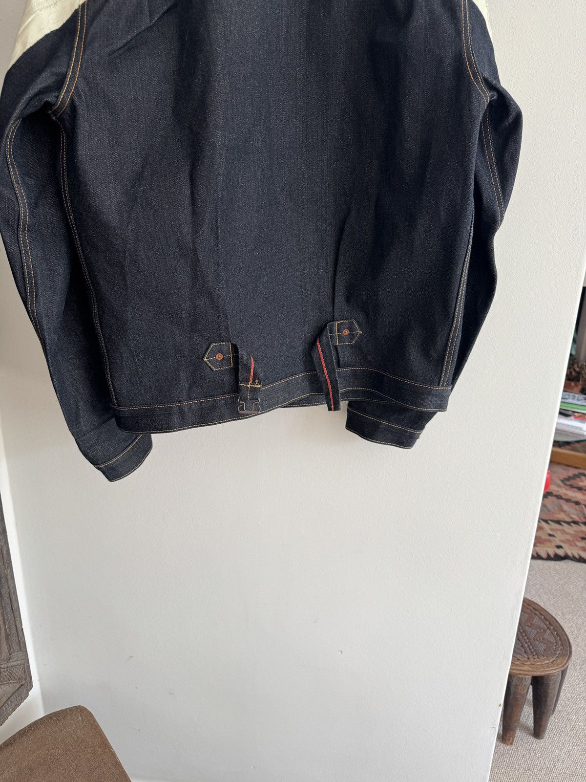 Evisu Evisu Gull Denim Jacket Size US XL / EU 56 / 4 - 5 Thumbnail