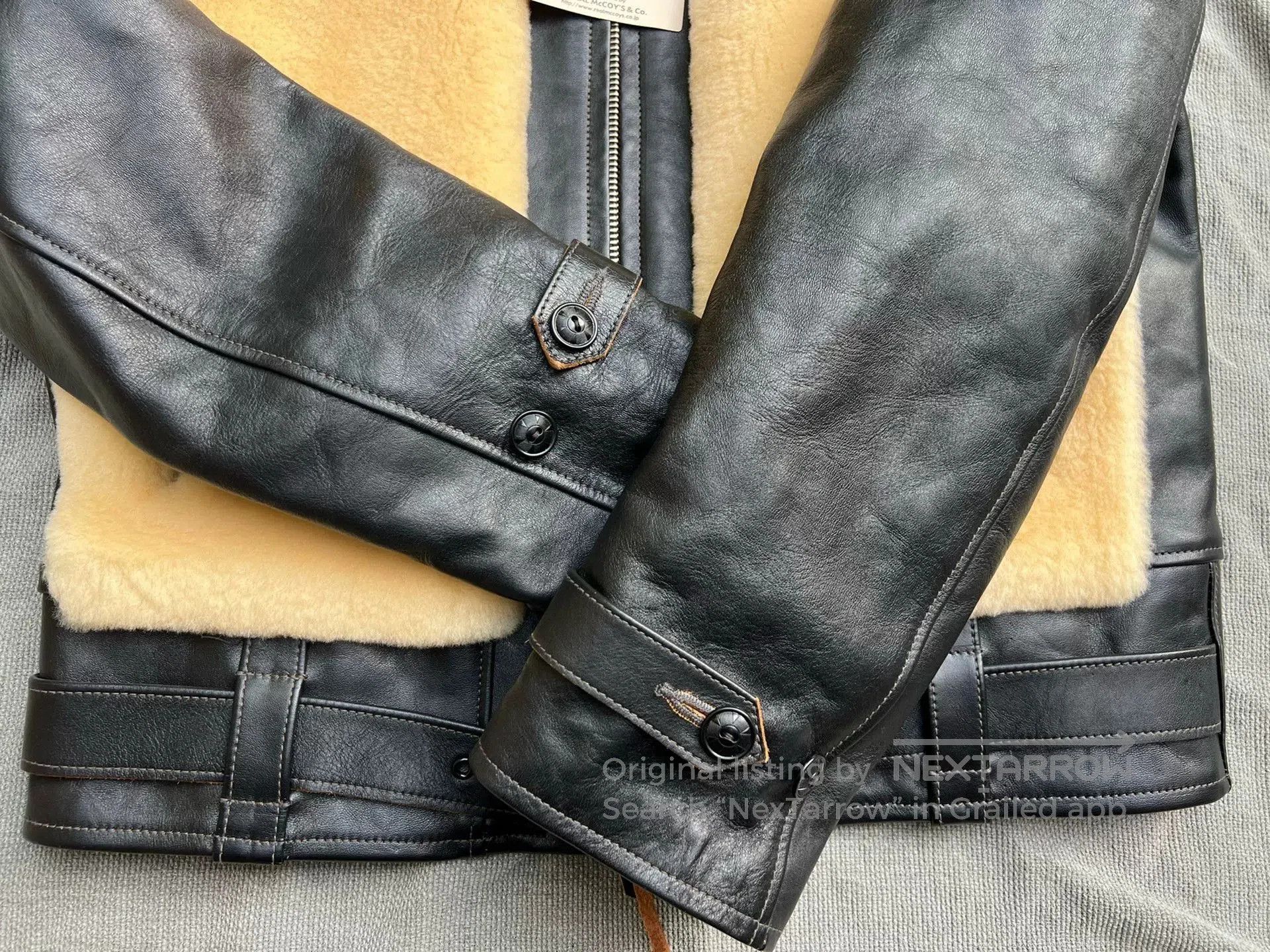 The Real McCoy's Joe McCoy Tea Core Horsehide Jacket. Size US M / EU 48-50 / 2 - 3 Thumbnail