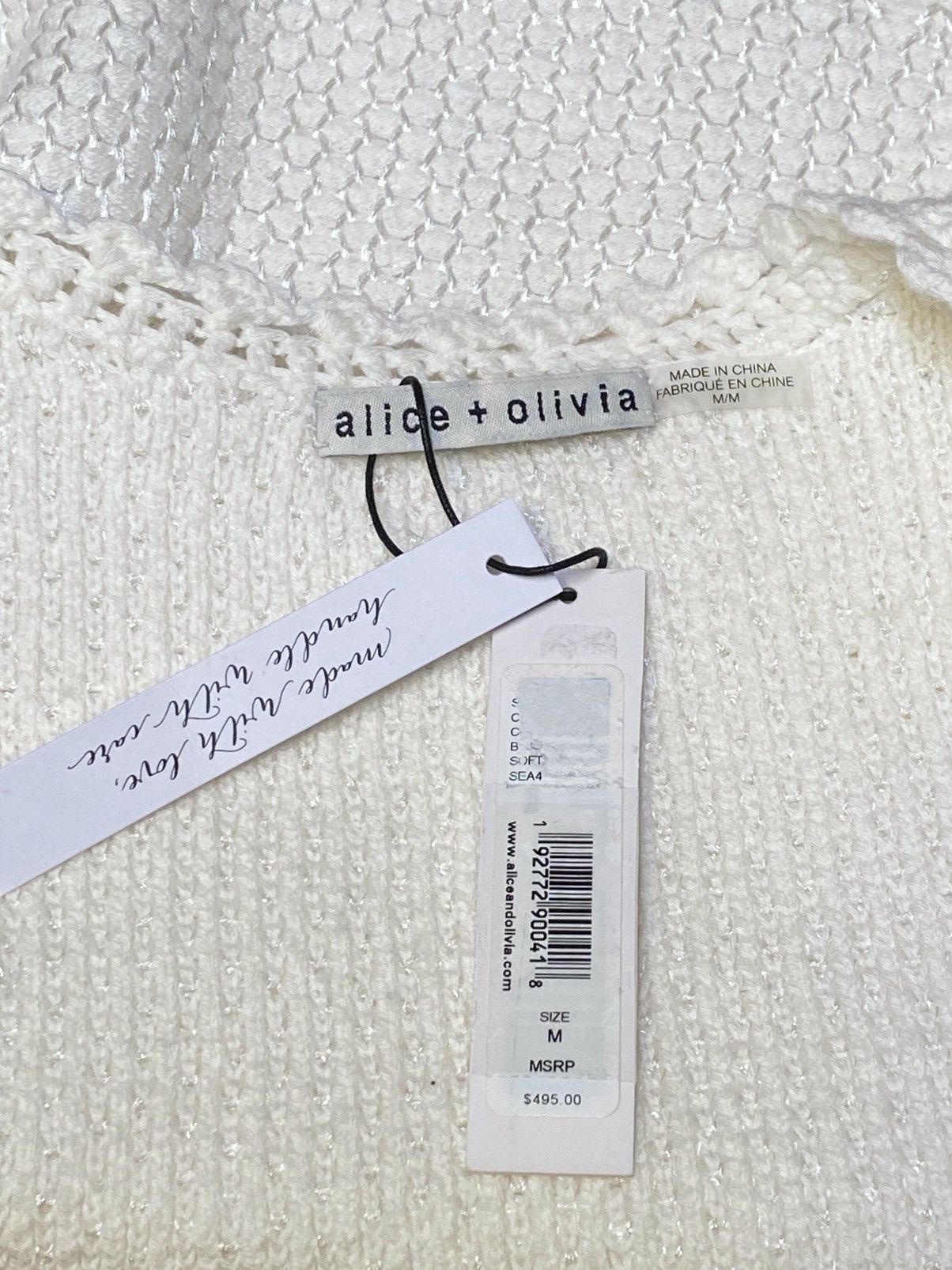 Alice + Olivia Alice and Olivia Scalloped Knit Jacket size M Size M / US 6-8 / IT 42-44 - 9 Thumbnail