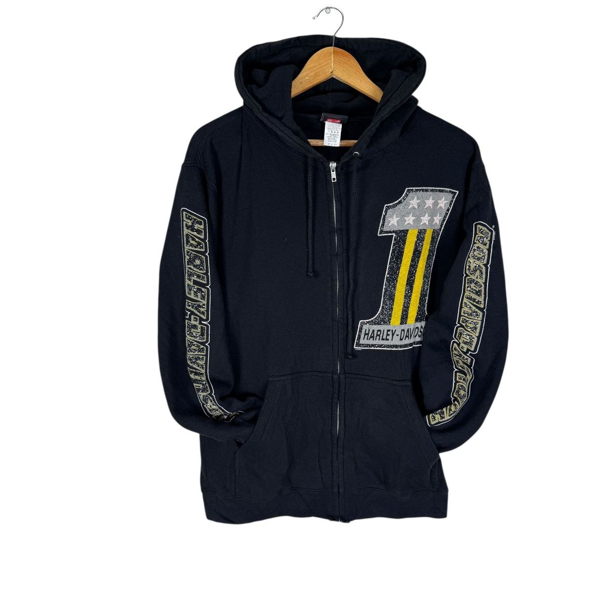 Harley Davidson ☀️HARLEY DAVIDSON NO 1 HOODIE SWEATSHIRT Size US S / EU 44-46 / 1 - 1 Thumbnail