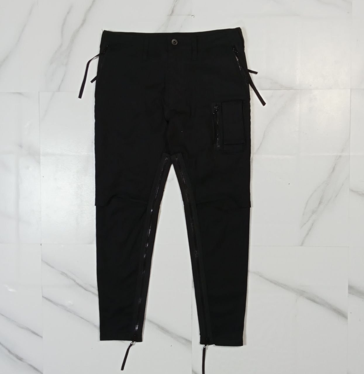 Julius Julius x IT - s/s'18 - Open Knee Twill Inseam - Satin Pants Size US 30 / EU 46 - 2 Thumbnail
