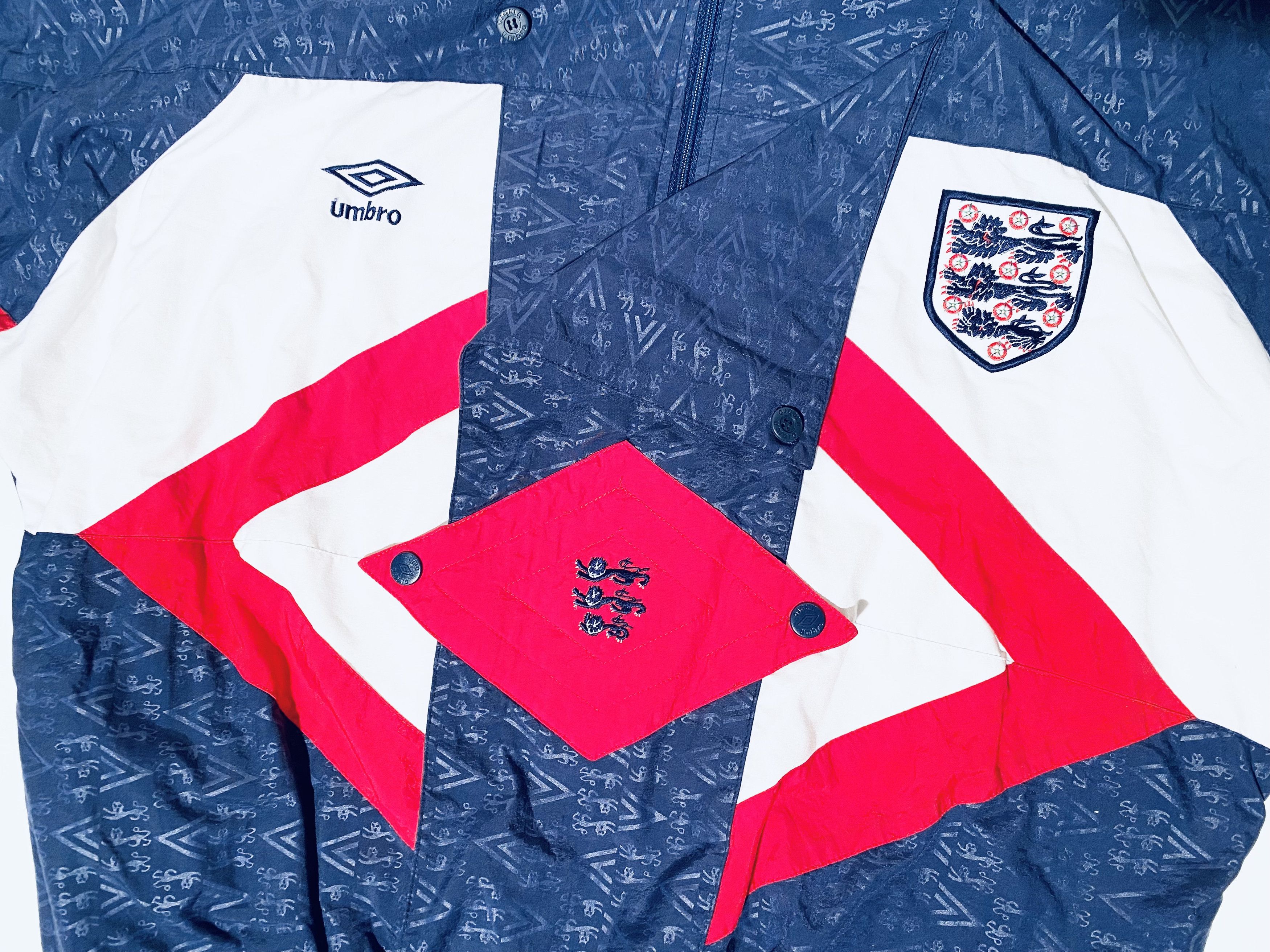 Umbro England Training Tracksuit 1990 / 1992 Umbro 90/92 Size US M / EU 48-50 / 2 - 5 Thumbnail