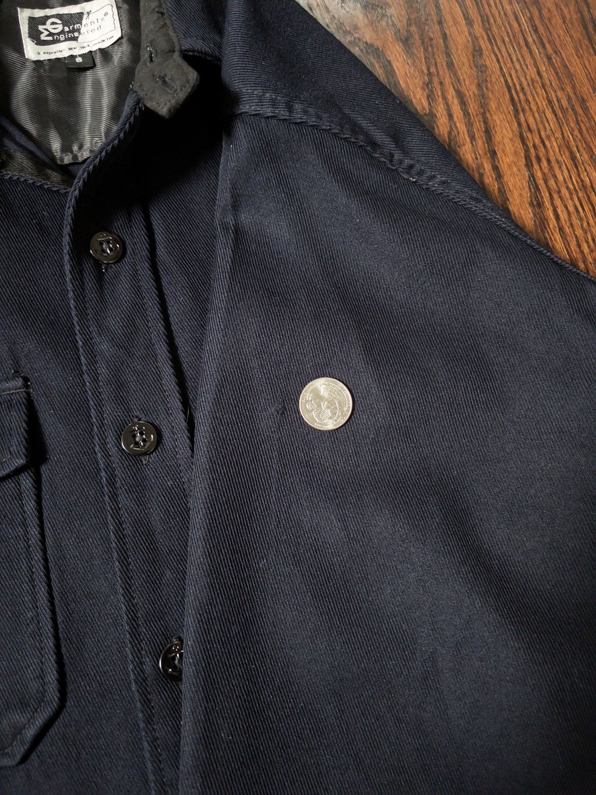 Engineered Garments CPO shirt jacket in worsted wool twill Size US M / EU 48-50 / 2 - 5 Thumbnail