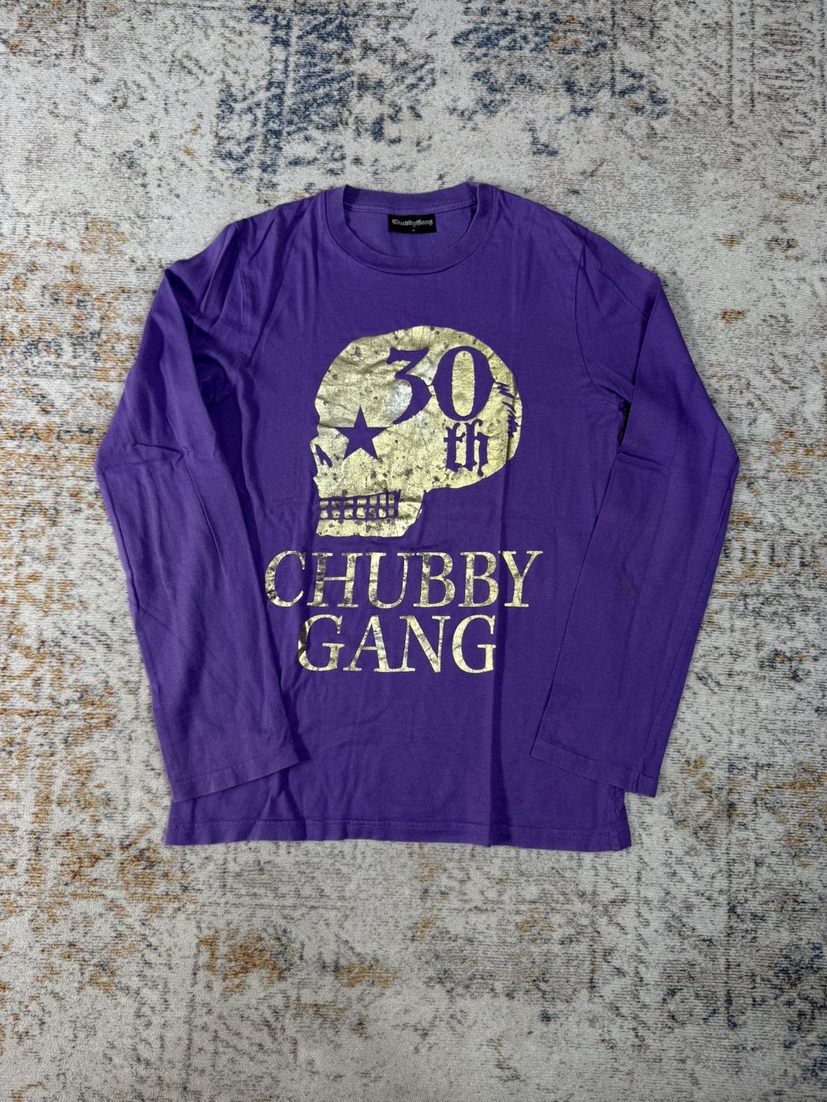 Japanese Brand Chubby gang skull art long sleeve Size US M / EU 48-50 / 2 - 1 Thumbnail