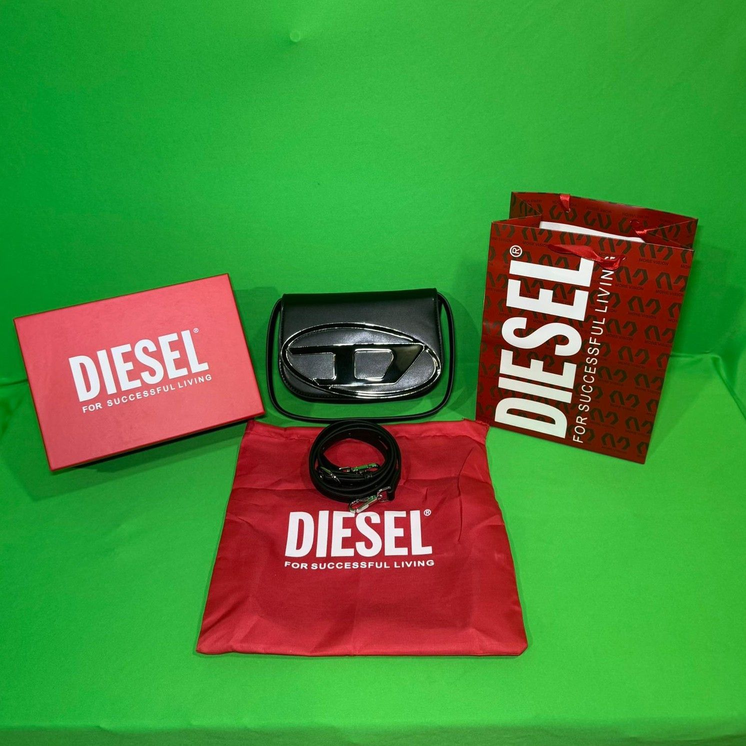 Diesel Borsa Diesel a spalla 1DR media Size ONE SIZE - 1 Thumbnail