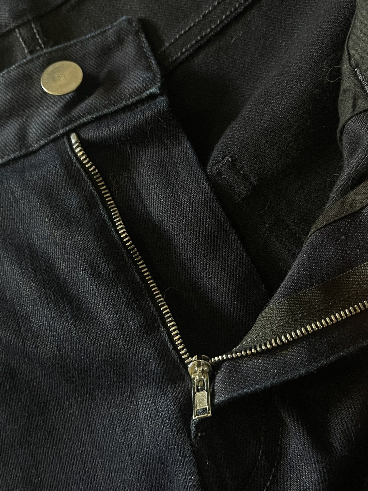 Raf Simons Raf Simons Navy AW19 “Drugs” Blue/ Grey LSD/XTC Jeans Size US 32 / EU 48 - 9 Thumbnail