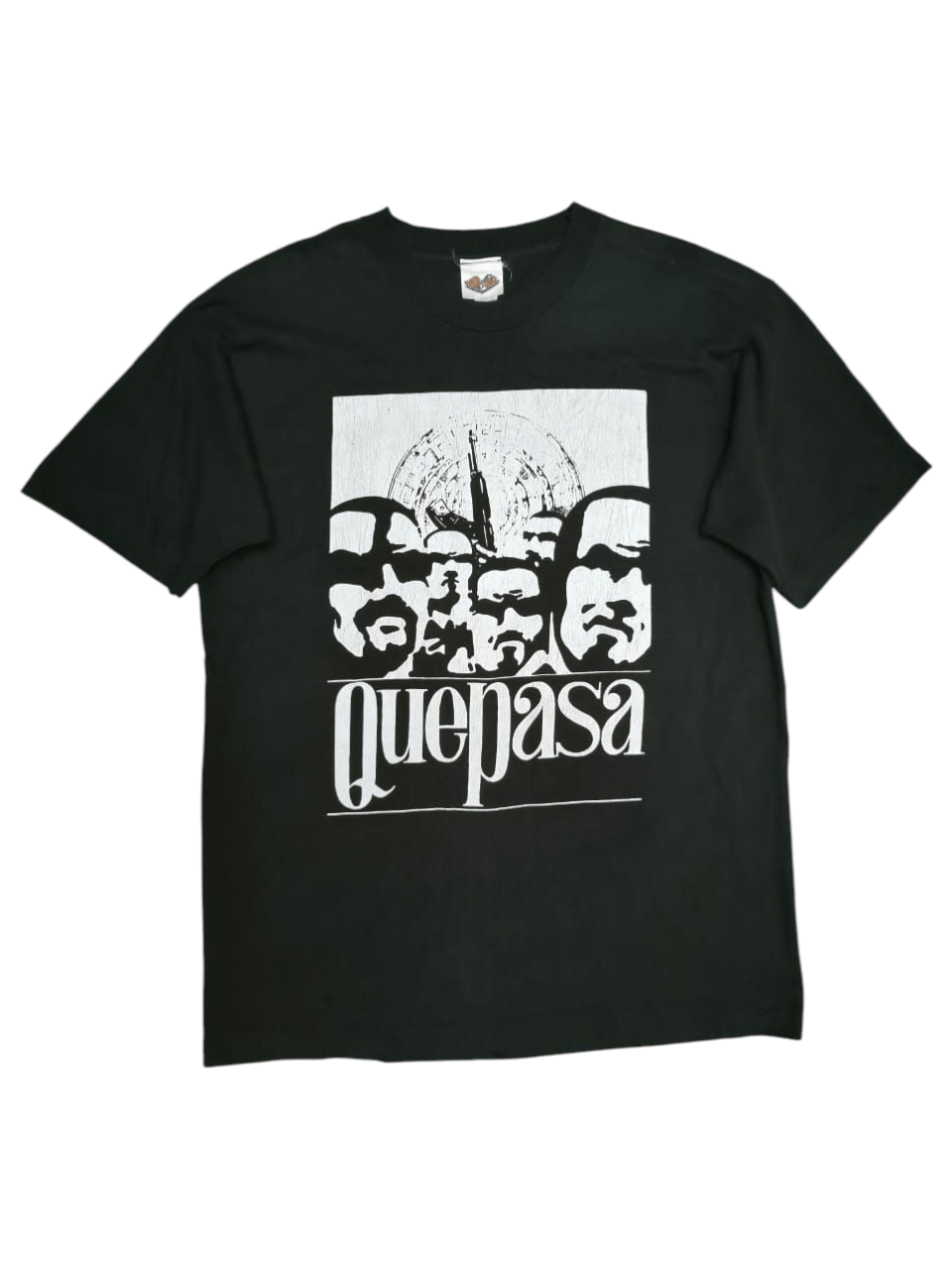 Band Tees Vintage Tshirt 90's QuePasa Life Crazy Single Stitch Size US L / EU 52-54 / 3 - 3 Thumbnail