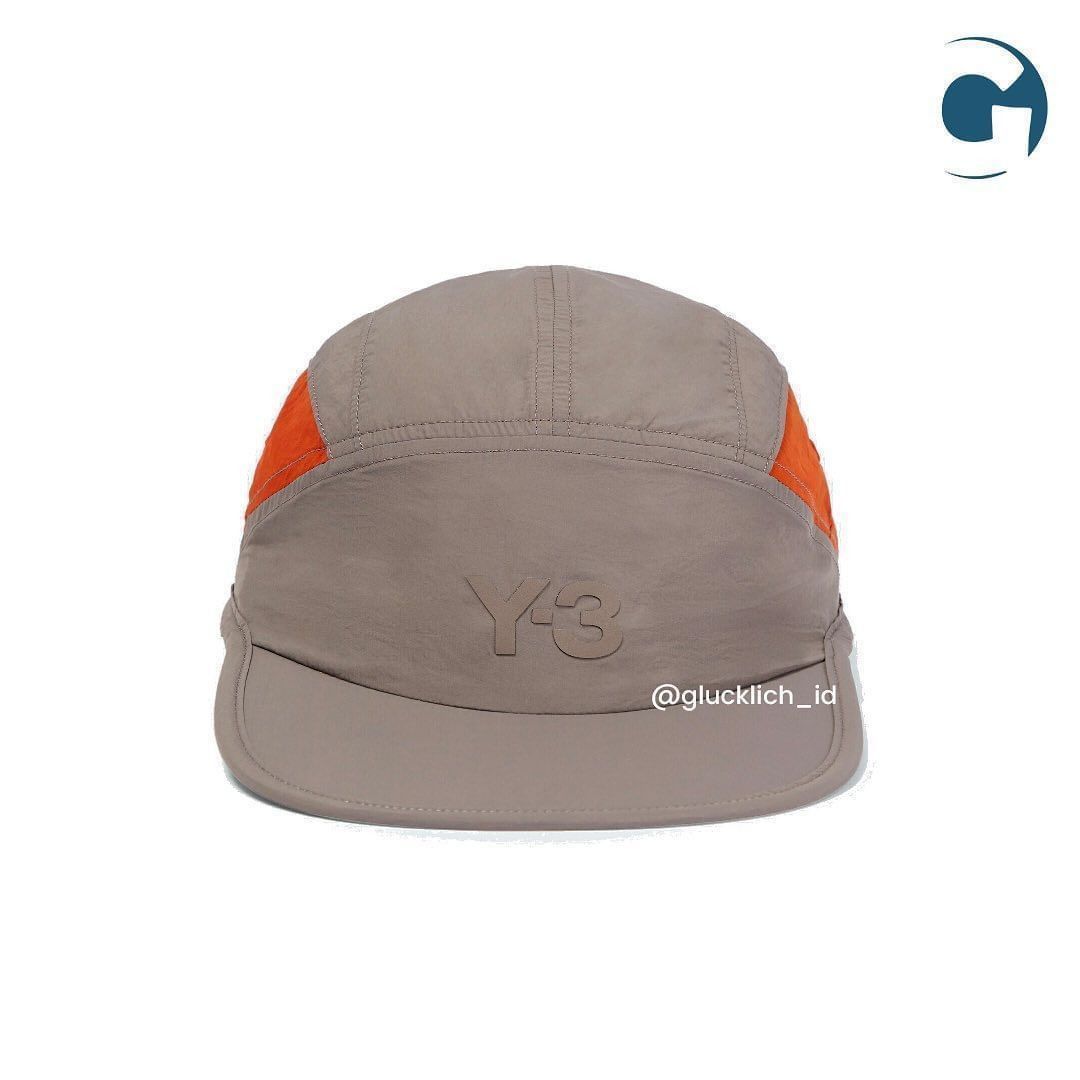 Y-3 Y3, Taupe & Orange Running Cap Size ONE SIZE - 1 Thumbnail