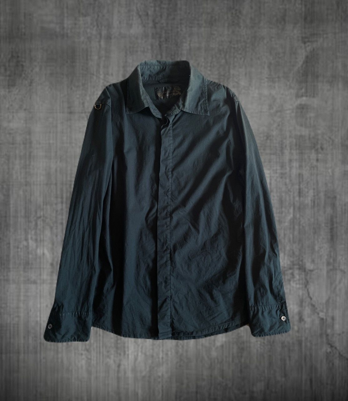 If Six Was Nine 2000s Kyoji Maruyama Hidden Placket Shirts Japanese archive Size US S / EU 44-46 / 1 - 1 Thumbnail